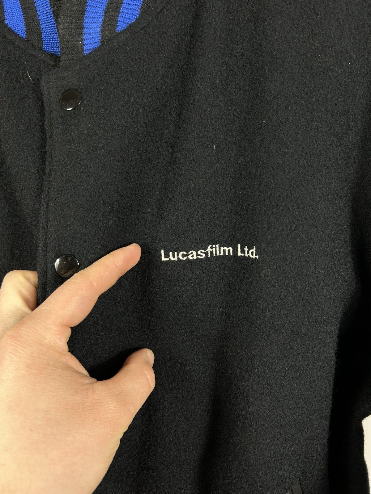 Star Wars Very Rare Lucasfilm Ltd Company THX Letterman Crew Jacket L Size US L / EU 52-54 / 3 - 5 Thumbnail