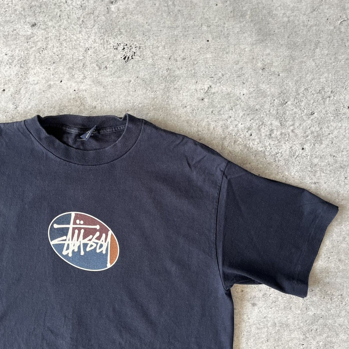 Stussy Vintage Stussy graphic tee L made in usa 90s single stitch Size US L / EU 52-54 / 3 - 5 Thumbnail