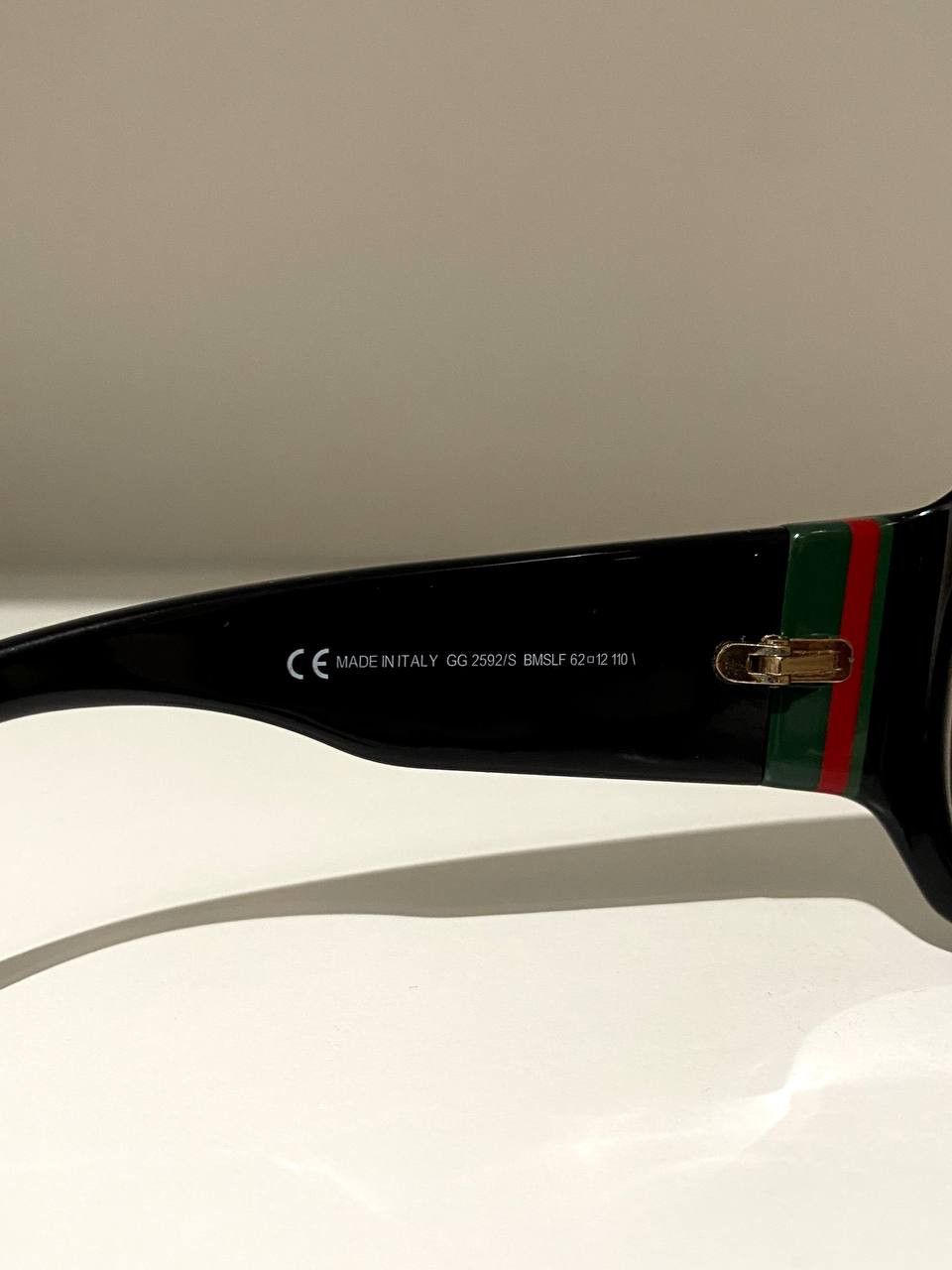 Gucci Gucci GG Logo Web Rectangular Retro Oversized Sunglasses Y2K Size ONE SIZE - 11 Thumbnail