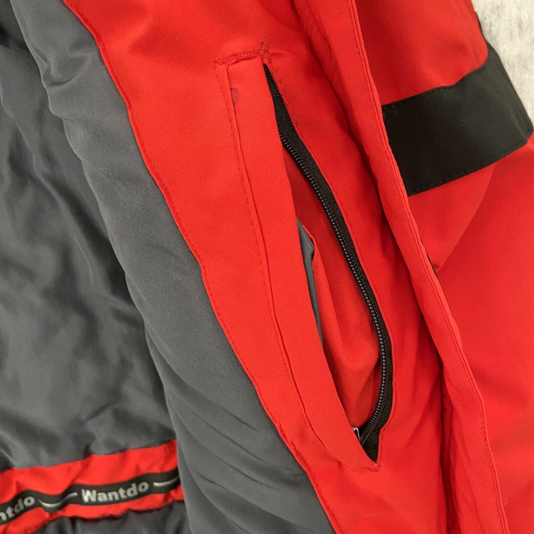 Rains Wantdo Jacket Womens Medium Red Gray Ski Coat Windproof Rain Outdoors Full Zip M Size M / US 6-8 / IT 42-44 - 6 Thumbnail