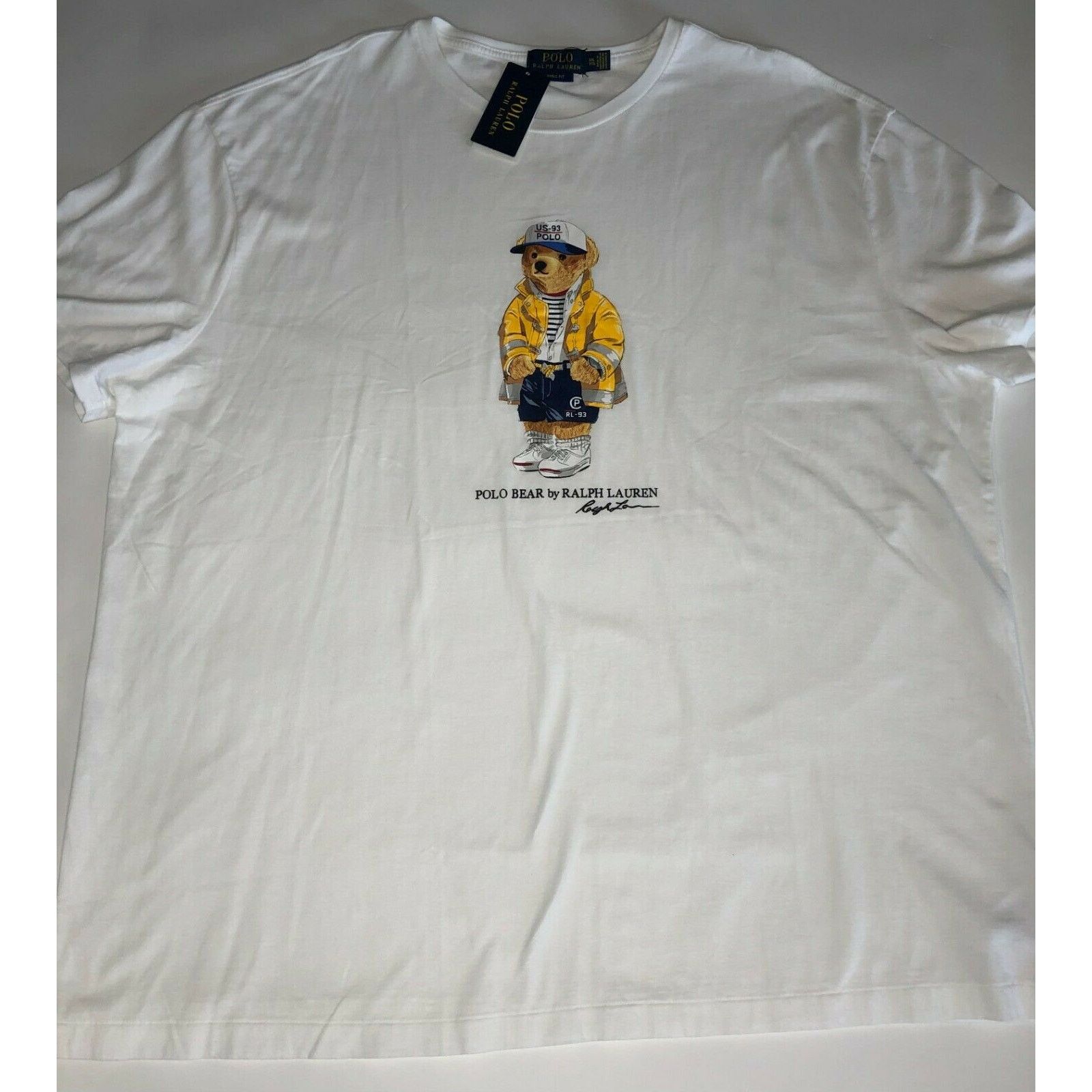 Polo Ralph Lauren Polo Ralph Lauren CP93 Nautical Rain Coat Bear Shirt Men XXL Size US XXL / EU 58 / 5 - 12 Thumbnail