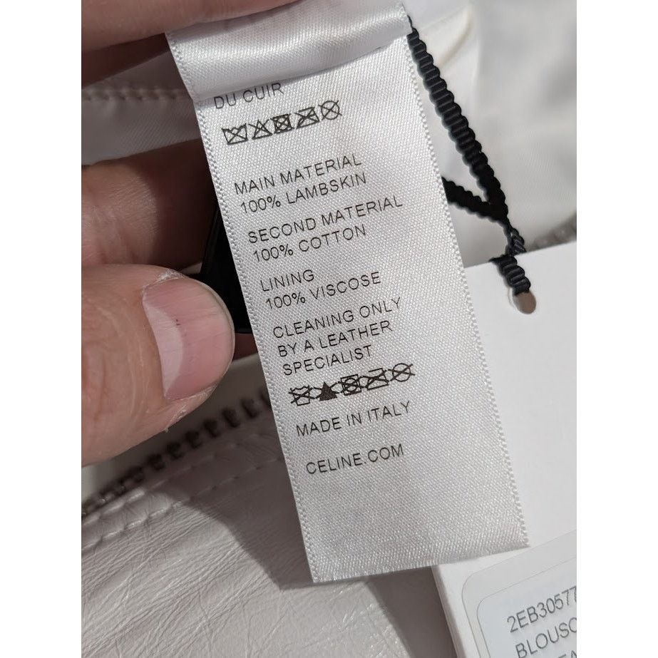 Celine o1rshd1 Oversize Blouson in White Size US M / EU 48-50 / 2 - 19 Thumbnail