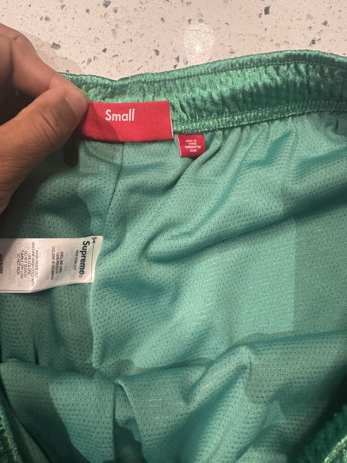 Supreme Supreme Big Script Mesh Short Size US 28 / EU 44 - 3 Thumbnail