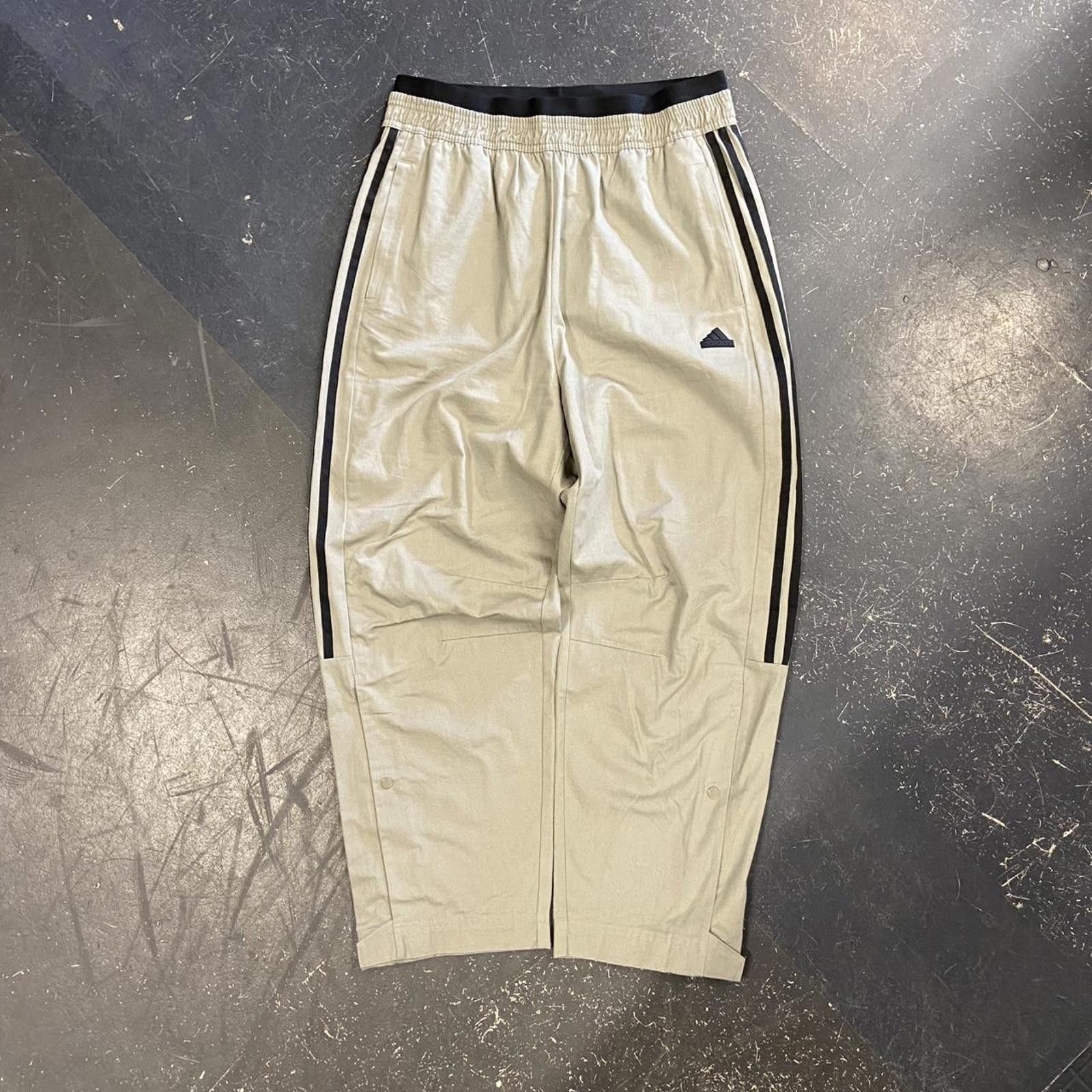 Adidas Tan / Olive Adidas Track Pants Size US 34 / EU 50 - 1 Thumbnail
