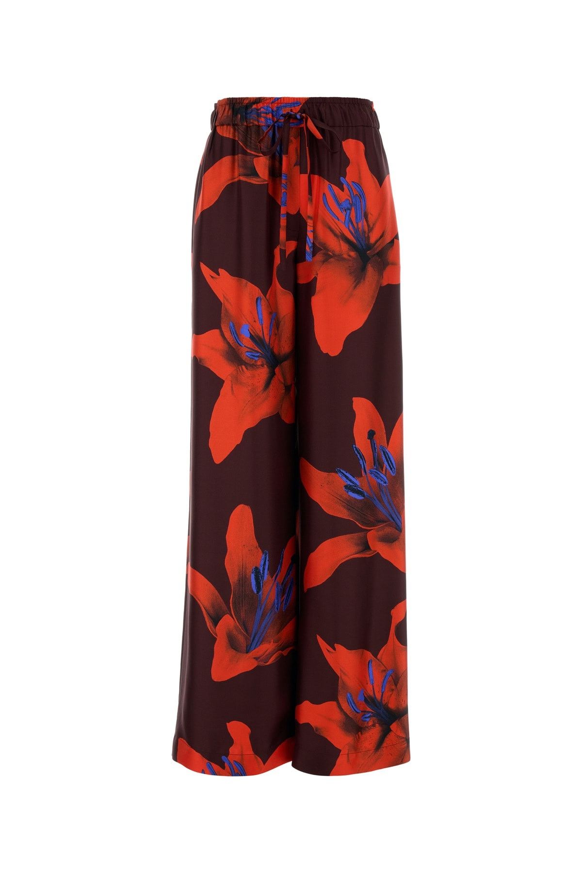 Alexander McQueen Printed Satin Wide-Leg Pant Size 27" / US 4 / IT 40 - 1 Thumbnail