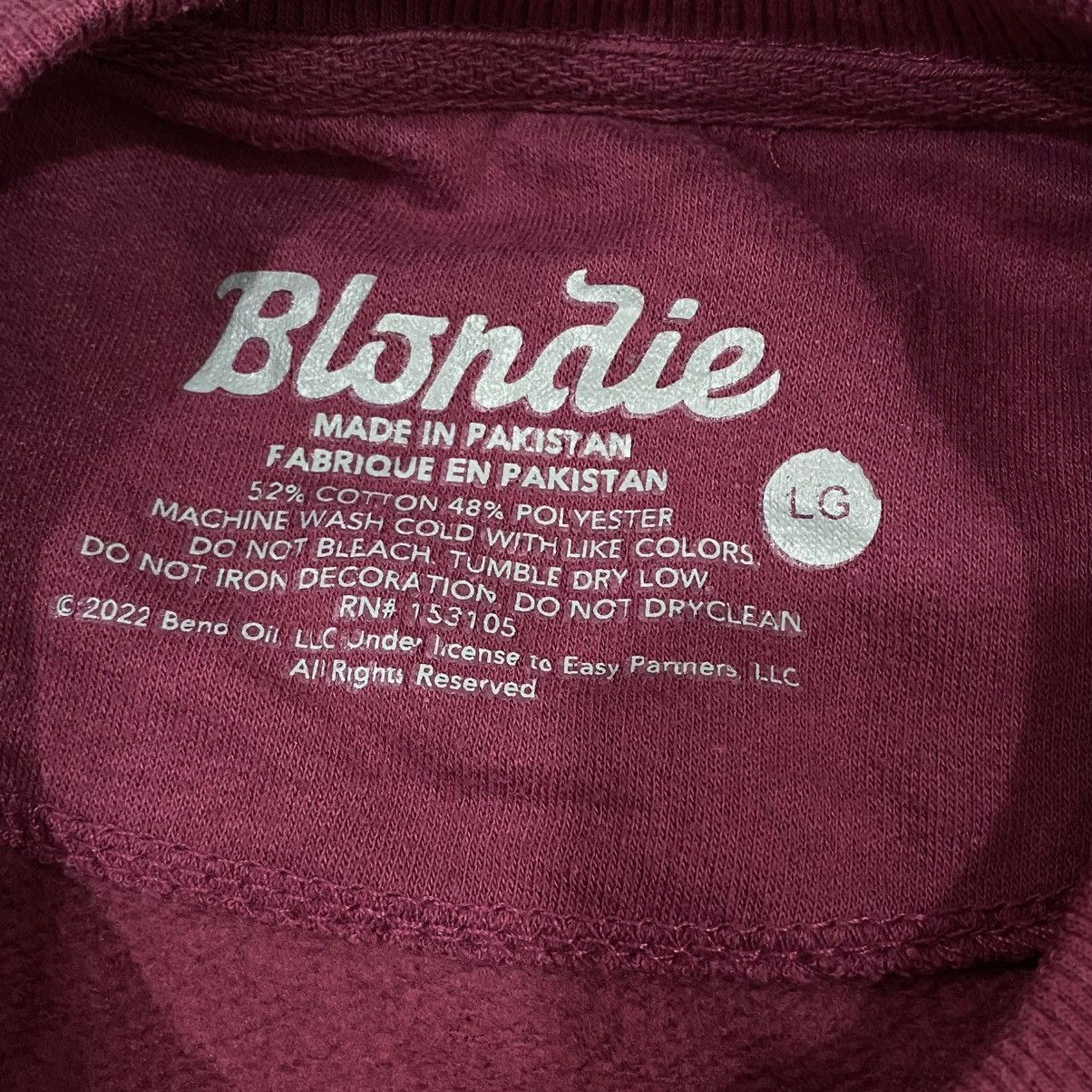 Band Tees × Vintage Sweatshirt blondie rock band Size US L / EU 52-54 / 3 - 4 Thumbnail