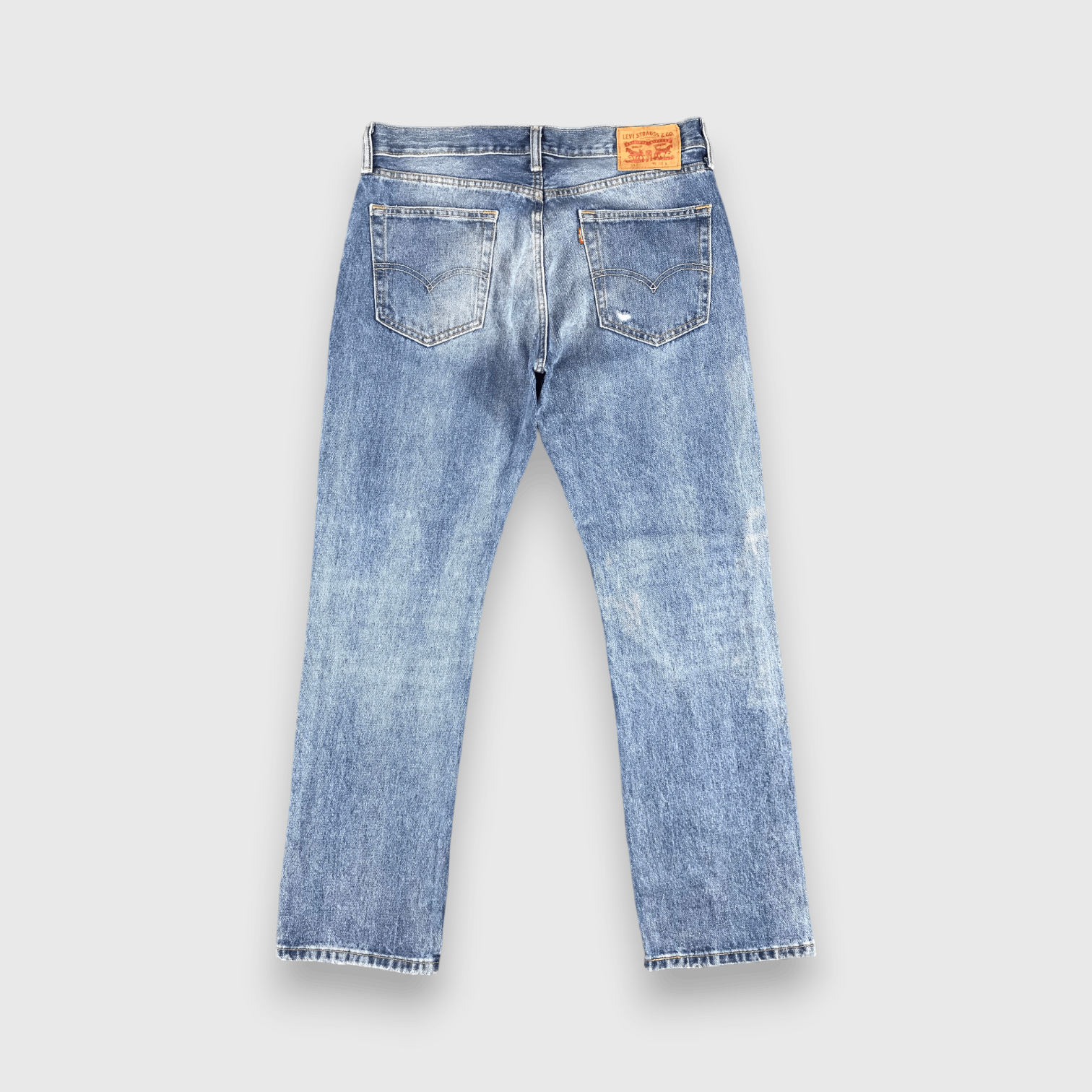 Levi's Vintage Blue Wash Levis 514 Jeans-J1980 Size US 35 - 2 Thumbnail