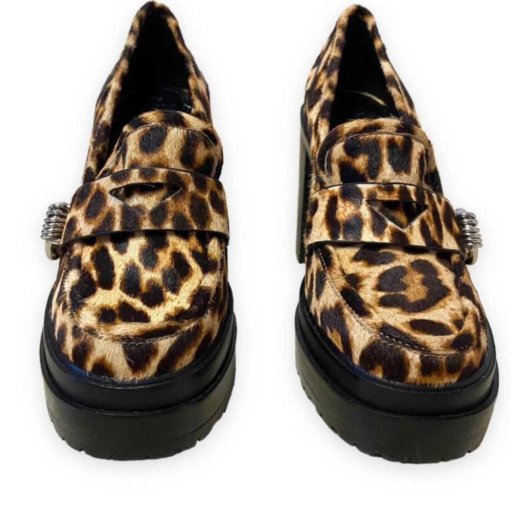 Other Gianni Bini Maxxwelle Leopard Print Platform Block Heel- NWT Size US 7.5 / IT 37.5 - 3 Thumbnail