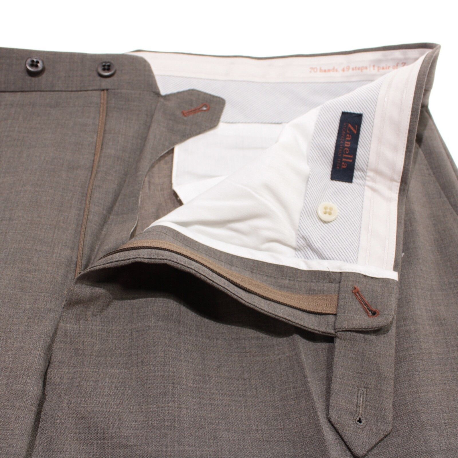 Zanella Zanella New with tags Dress Pants Size 42 US In Brown Size US 42 / EU 58 - 3 Thumbnail
