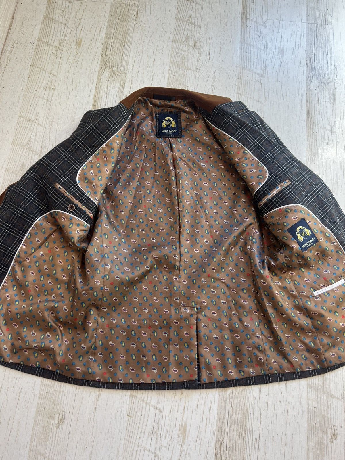 Other Mark Darsy Check Blazer Size 38 Classic Size 38R - 6 Thumbnail
