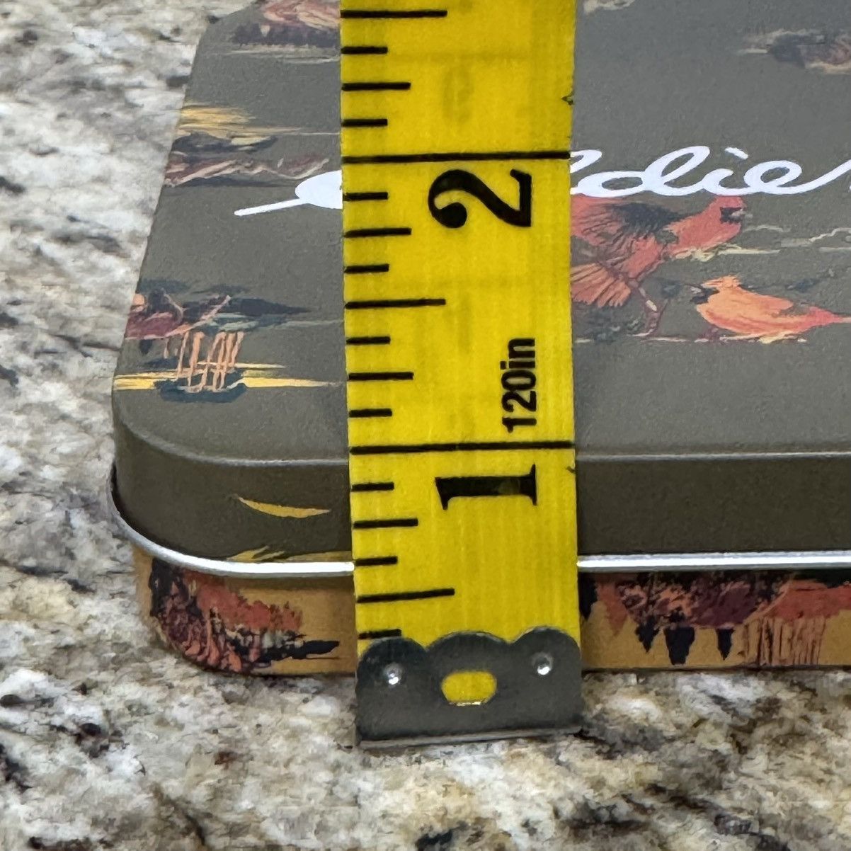 Eddie Bauer × Vintage Eddie Bauer “Camp Life” Tin Metal Storage Box 6x4.5x1” Inch Size ONE SIZE - 7 Thumbnail