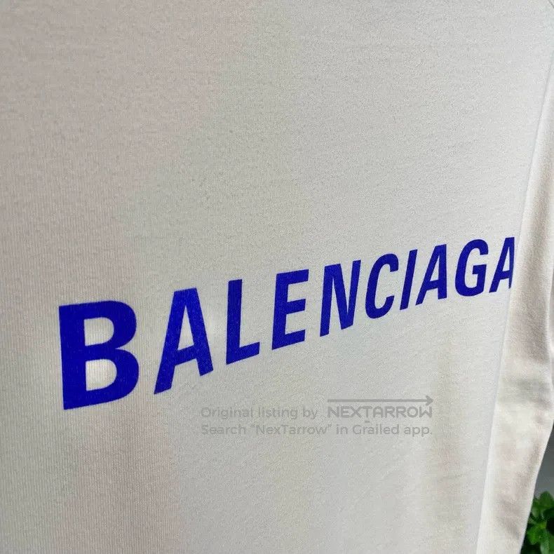 Balenciaga Balenciaga Short-sleeve T-shirt front and back letter prin Size US XS / EU 42 / 0 - 4 Thumbnail