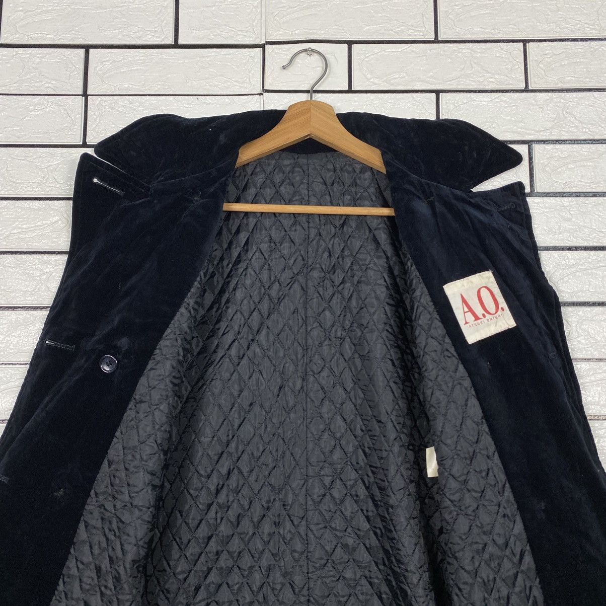 Yohji Yamamoto 📌Vintage Chore Velvet Jacket Atsuki Onishi Double Breast Size US M / EU 48-50 / 2 - 15 Thumbnail