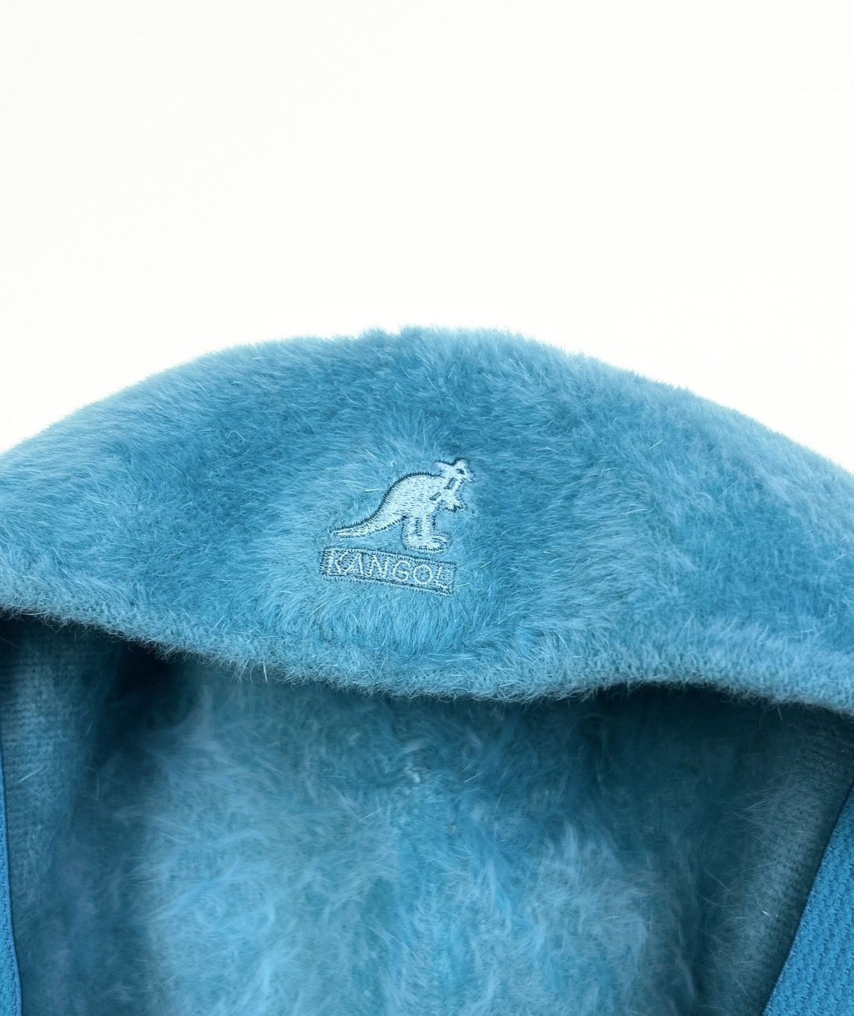 Kangol × Vintage rare Kangol vintage Shavora 506 Fuzzy Cap Blue Hat Y2k Size 30 - 9 Thumbnail