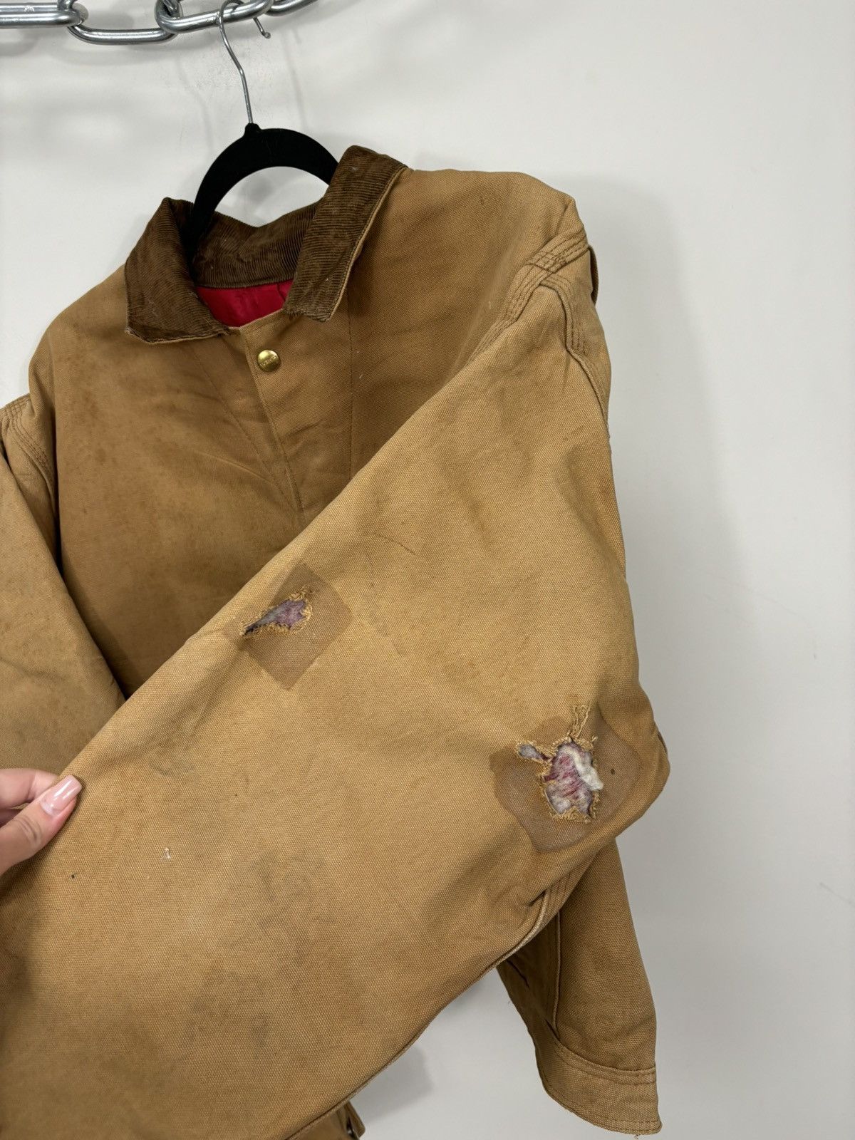 Carhartt Vintage 90s Carhartt Y2K Work Hype Cropped Detroit Jacket Size US L / EU 52-54 / 3 - 6 Thumbnail