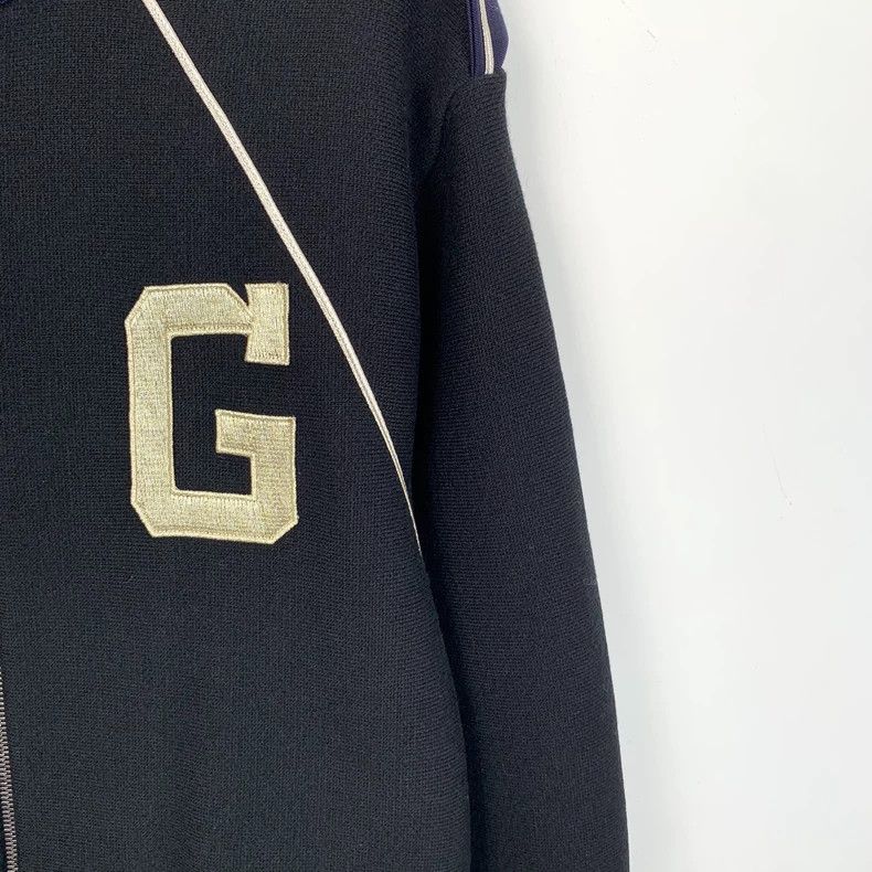 Gucci Gucci Color block side logo printed lapel zipper jacket 250 Size US S / EU 44-46 / 1 - 4 Thumbnail