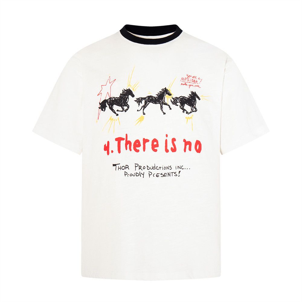 Japanese Brand Men's Graffiti Horse Animal Print T-Shirt Size US M / EU 48-50 / 2 - 1 Thumbnail