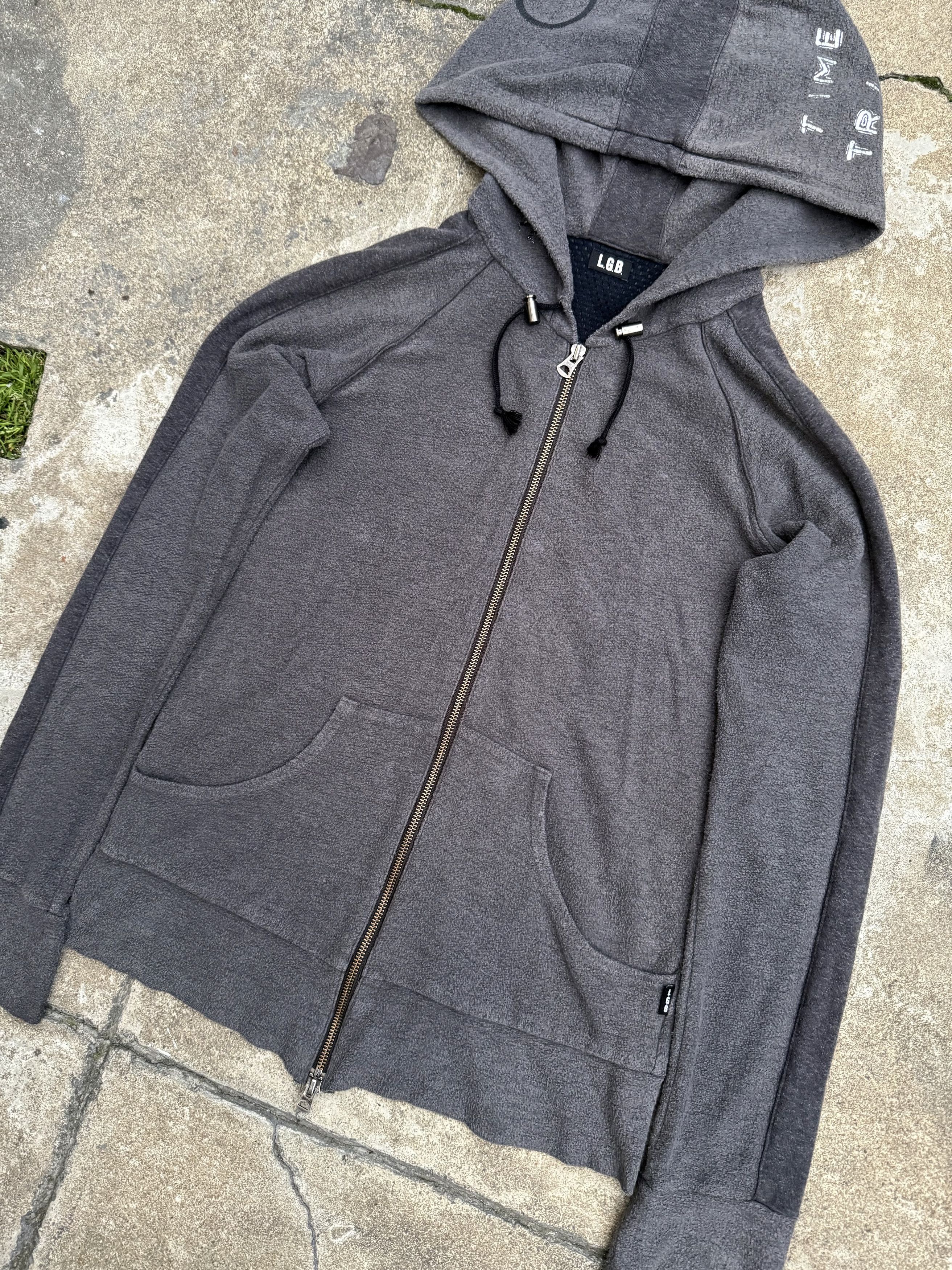Le Grande Bleu (L.G.B.) LGB 'Time Trip' Boxer Parka Zip Hoodie Size US M / EU 48-50 / 2 - 2 Thumbnail