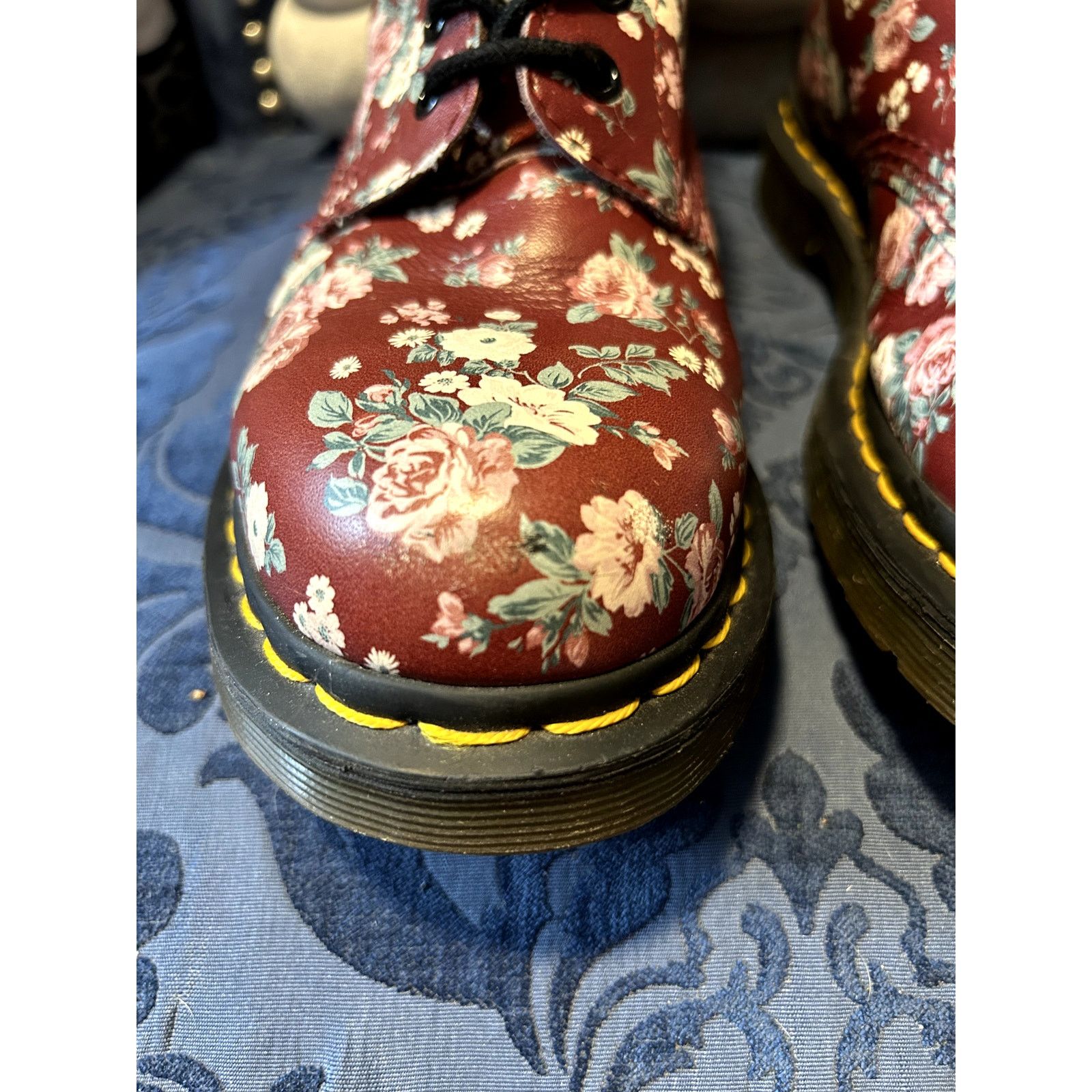 Dr. Martens Dr Martens 1460 Burgundy Floral size 8/EU 39 Size US 8 / IT 38 - 5 Thumbnail