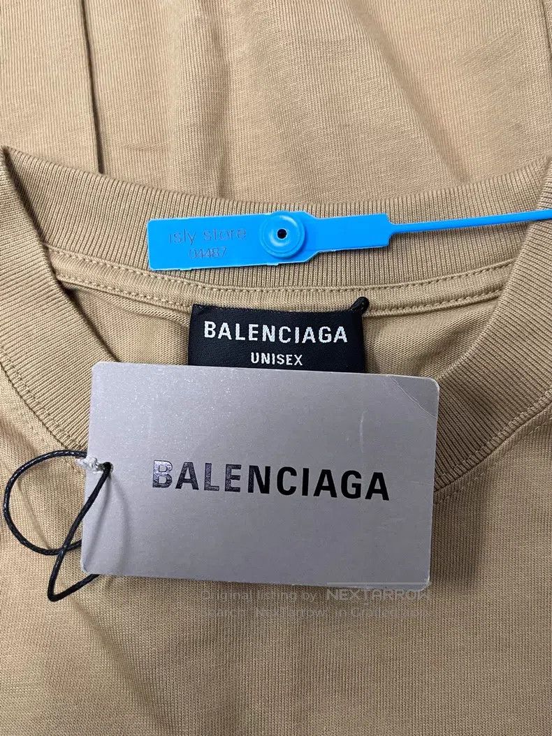 Balenciaga Balenciaga Printed Logo Round Neck Short Sleeve T-Shirt Size US S / EU 44-46 / 1 - 5 Thumbnail