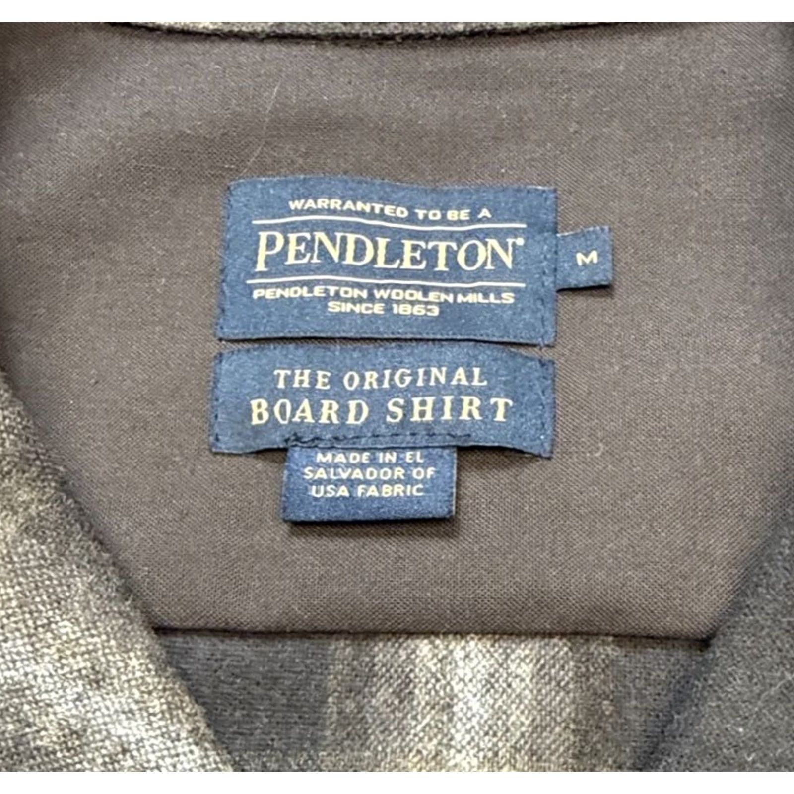 Pendleton Pendleton The Original Board Shirt Men's M Plaid Wool Flannel El Salvador Size US M / EU 48-50 / 2 - 3 Thumbnail