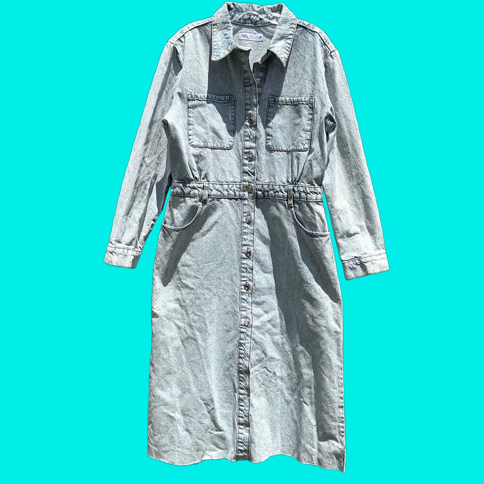 zara light blue maxi dress Pina Dress Lightblue main image 1