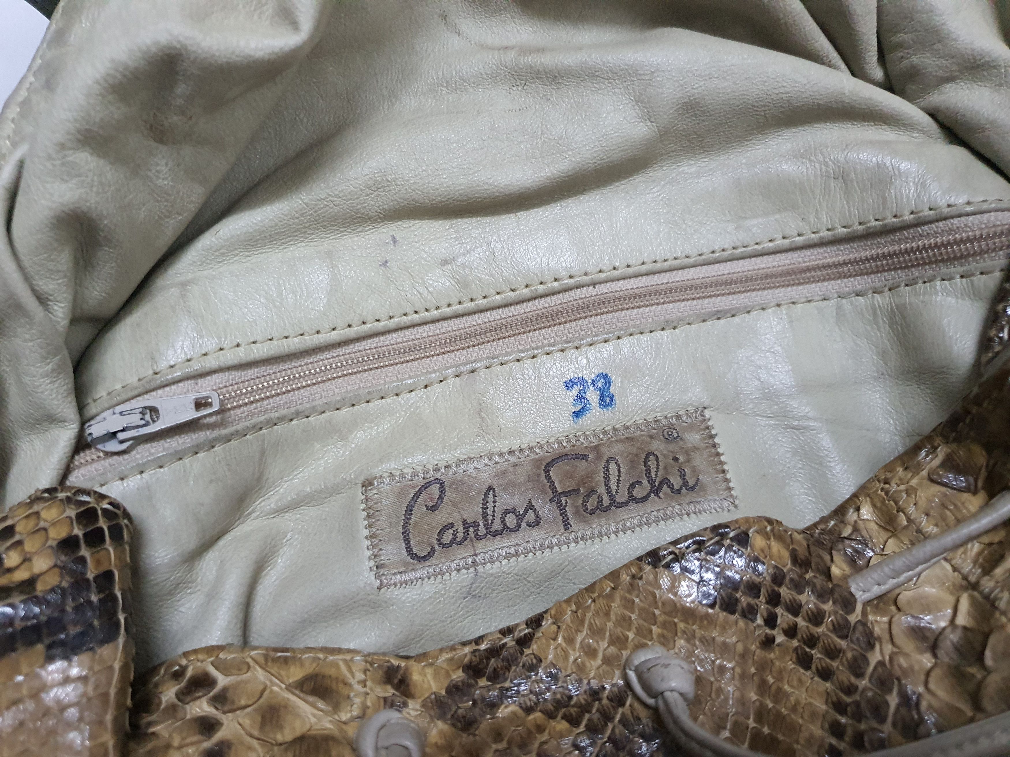 Other Carlos Falchi Python Leather Bag, U.S.A. Size ONE SIZE - 11 Thumbnail