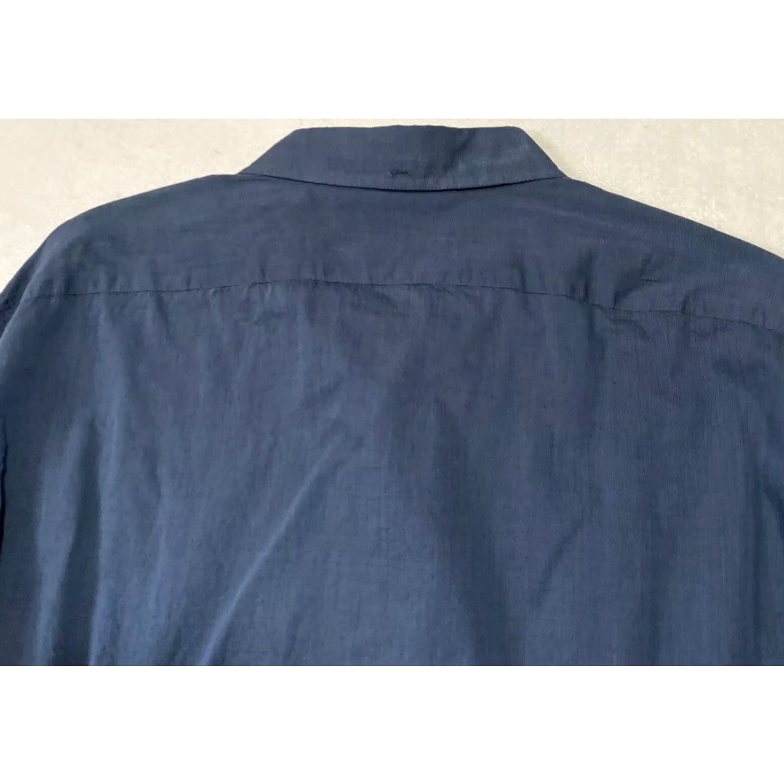 John Varvatos John Varvatos Button-Down Shirt Men XL Blue Dress Shirt Long Sleeve Casual Formal Size US XL / EU 56 / 4 - 8 Thumbnail
