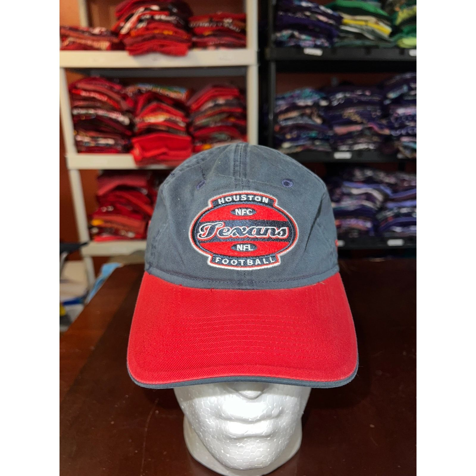 Reebok Houston Texans Hat Reebok NFL Football NFC Blue Cap Headwear Size ONE SIZE - 1 Thumbnail