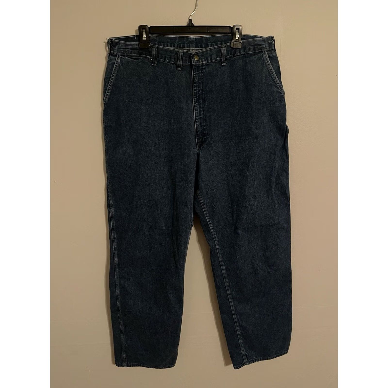 Vintage VINTAGE OshKosh B'gosh USA Union Made Sanforized Denim Jeans - Men's 40x32 - Blue, Cotton, Zip, Regular, Straight, 32in Inseam, Pockets, United States Size US 40 / EU 56 - 3 Thumbnail