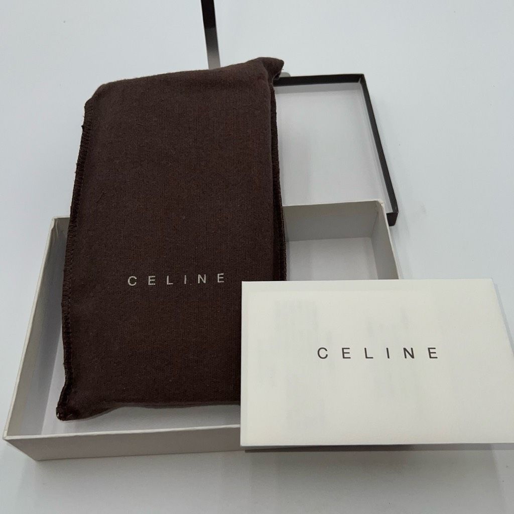 Celine CELINE RARE Embossed Macadam Long Leather Wallet with full inclusion Size ONE SIZE - 8 Thumbnail