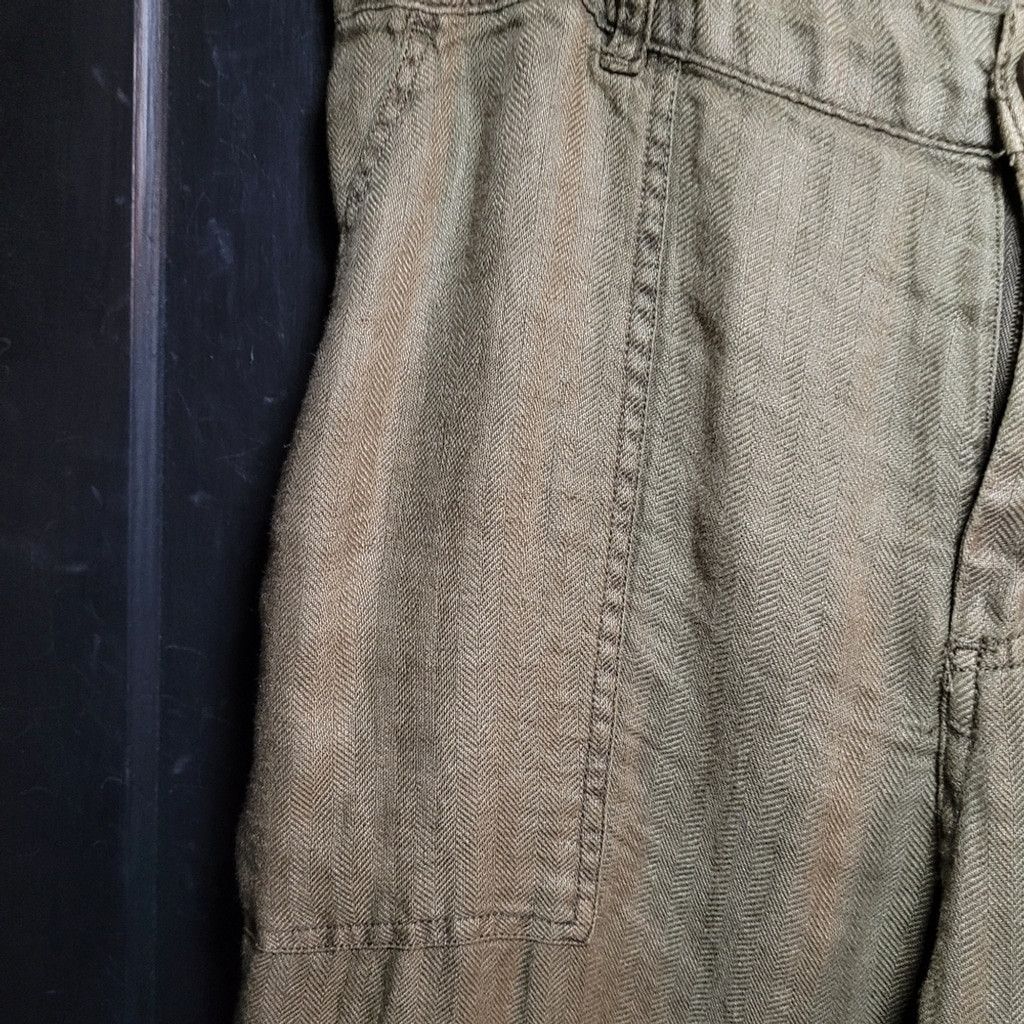 Nicole Miller Nicole Miller, Vintage Look Khaki twill Capri pants, nwt 8 Size 29" - 4 Thumbnail