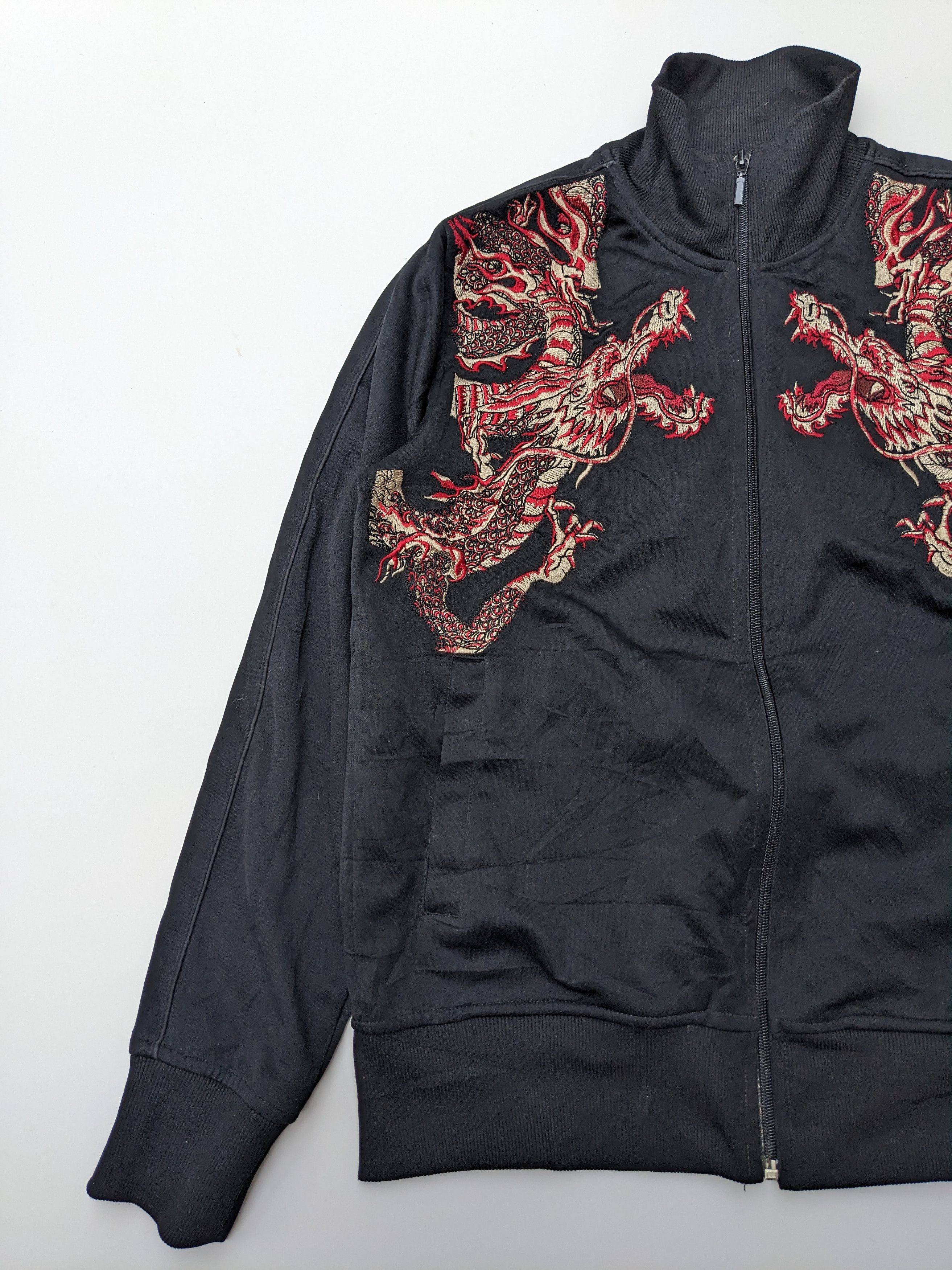 Japanese Brand Vintage embroidery dragon jacket Size US M / EU 48-50 / 2 - 2 Thumbnail