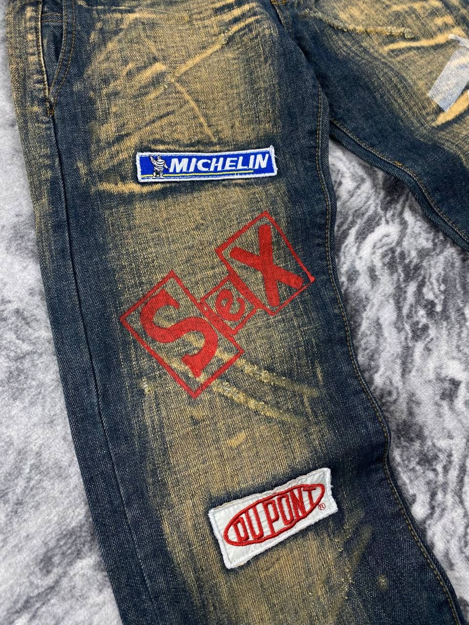 Dolce & Gabbana Vintage Dolce & Gabbana Big Logo Flared Jeans Denim Size 27" / US 4 / IT 40 - 10 Thumbnail