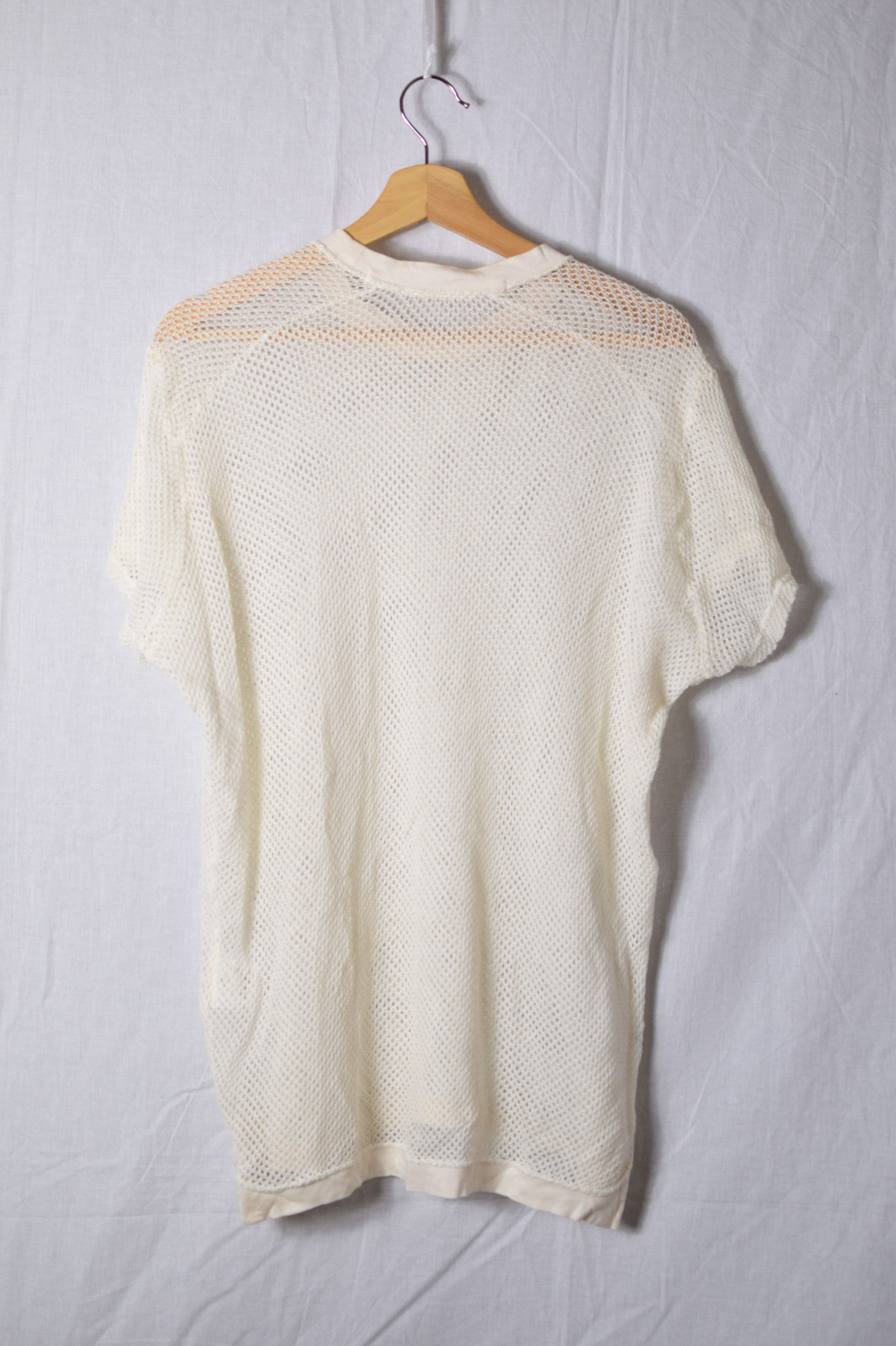 Julius Julius SS15 Prism White Mesh Top - 497CUM66 Size US M / EU 48-50 / 2 - 3 Thumbnail