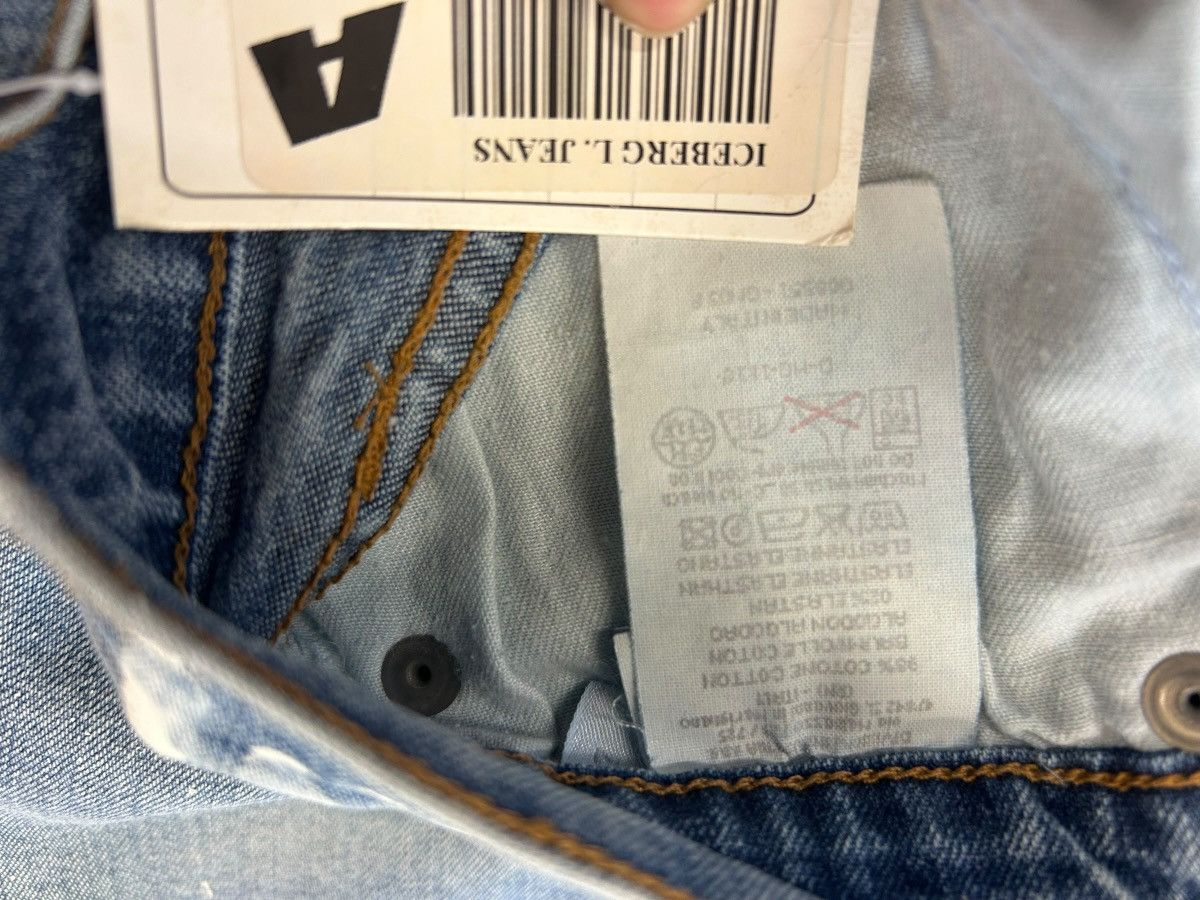 Iceberg VINTAGE Iceberg Icejeans "Painter" Splatter Flare Jeans Size 27" / US 4 / IT 40 - 10 Thumbnail