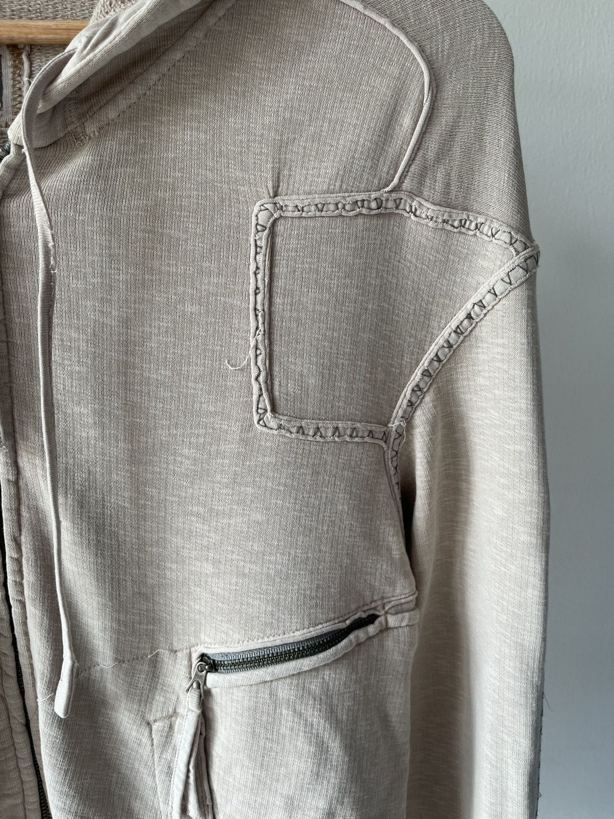 If Six Was Nine × Marithe + Francois Girbaud 2000s Marithe Francois Girbaud Cut & Sew Zip Hoodie Size US S / EU 44-46 / 1 - 7 Thumbnail