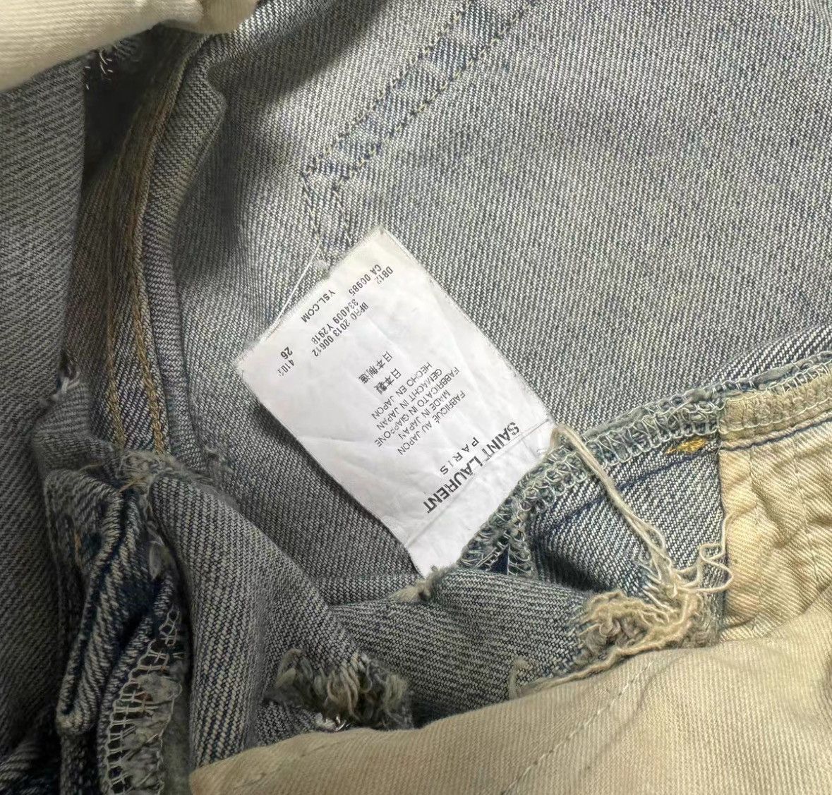 Saint Laurent Paris saint Laurent paris13 FW Light Blue Chain Pants 2503-Nexta Size US 26 / EU 42 - 5 Thumbnail