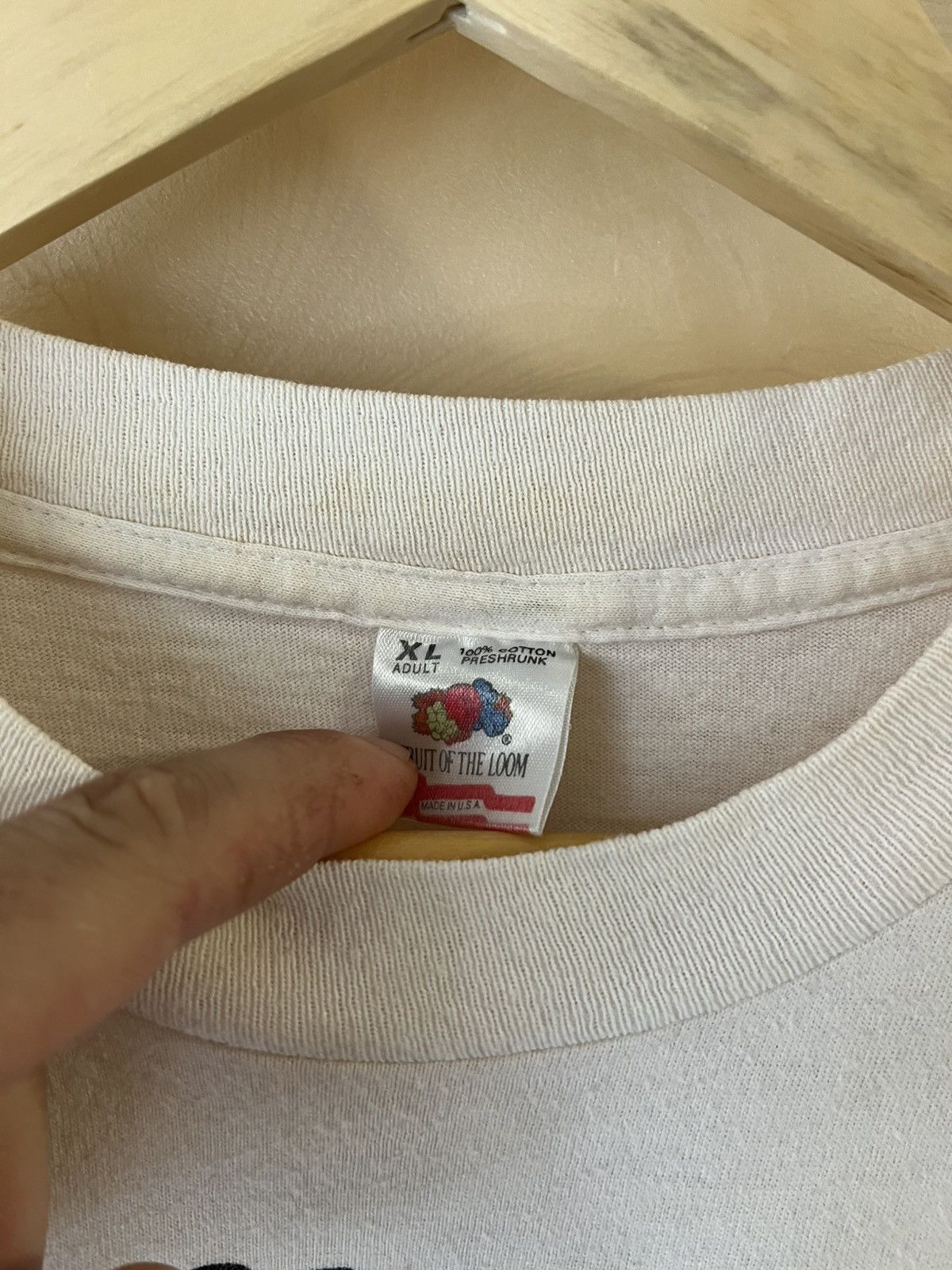 Fruit Of The Loom Vintage 90s Cows Of New York Tee Shirt Size US XL / EU 56 / 4 - 3 Thumbnail