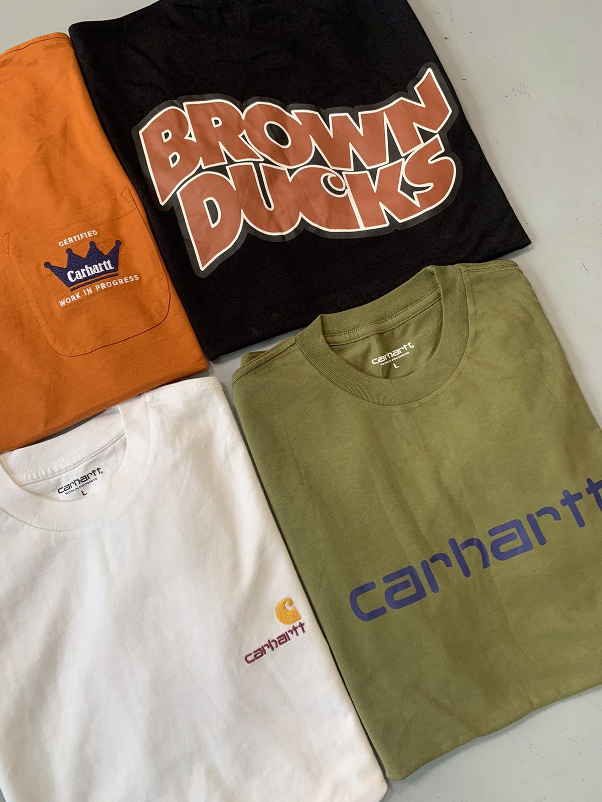 Carhartt Bundle New carhartt work in process graphic printed tshirts Size US L / EU 52-54 / 3 - 2 Thumbnail