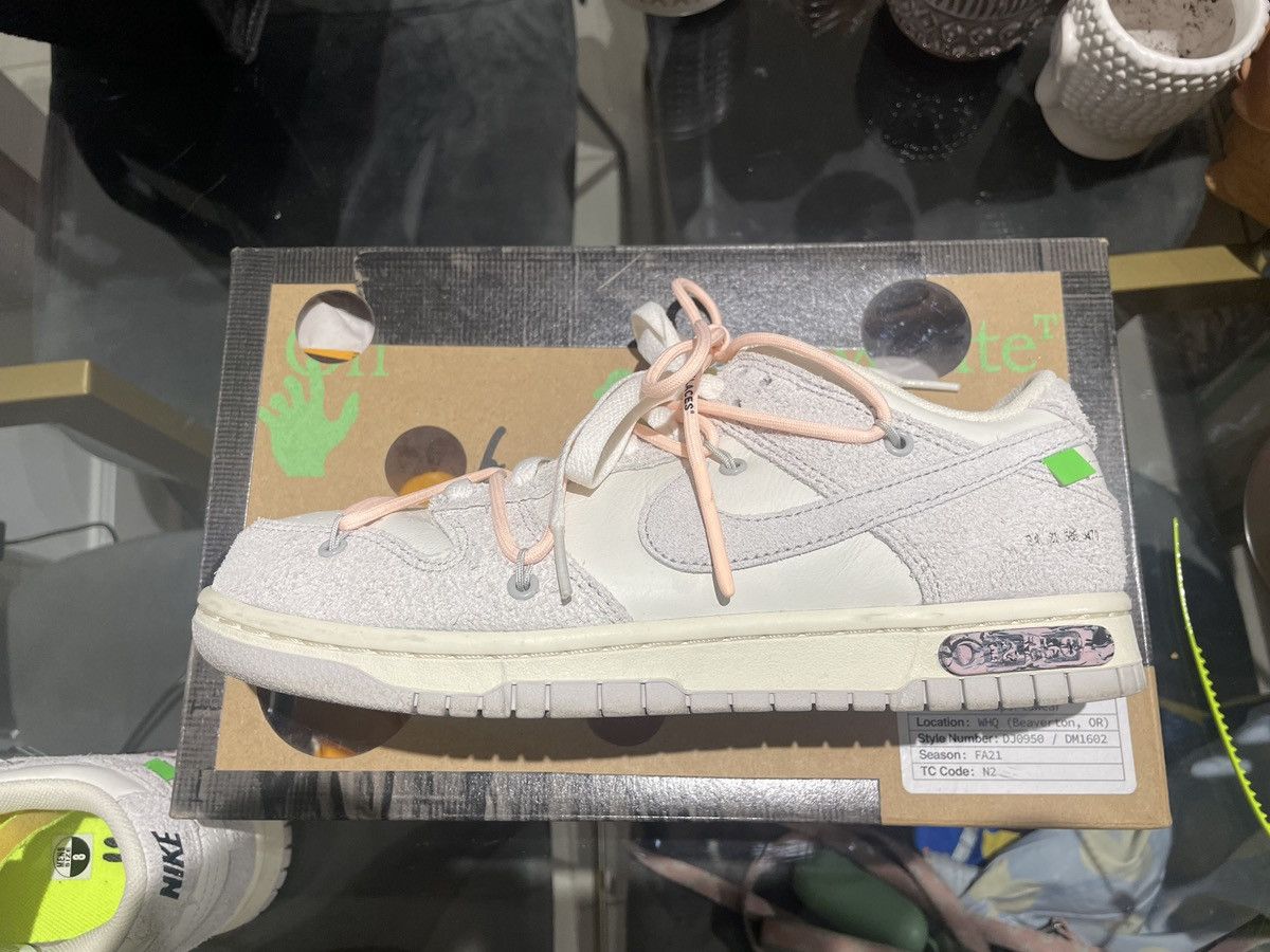 Nike × Off-White Nike x Off-White Dunk Low Lot 12 Size US 8 / EU 41 - 5 Thumbnail