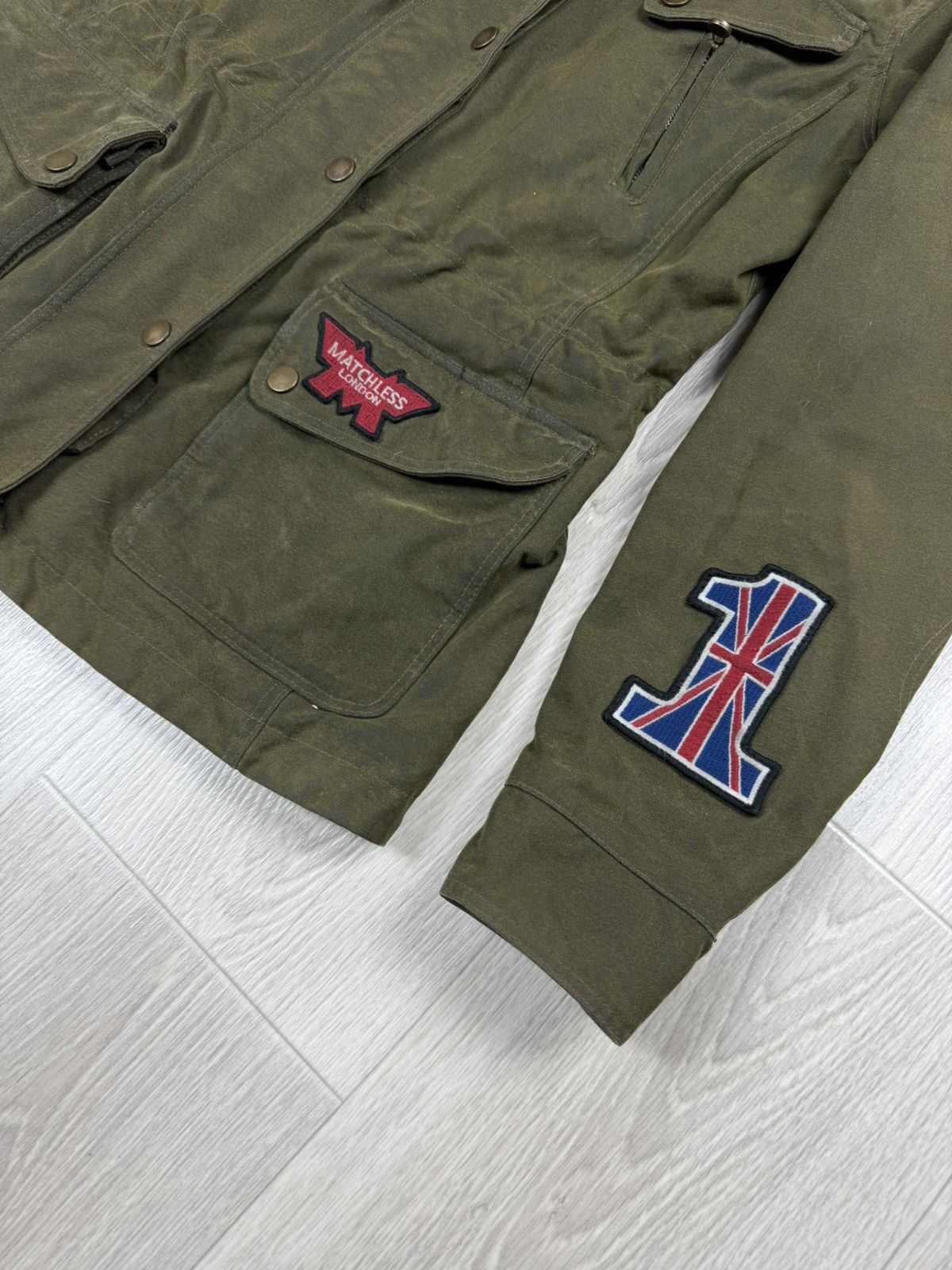 Matchless Matchless Miss Diana Military Green Jacket Size M / US 6-8 / IT 42-44 - 4 Thumbnail