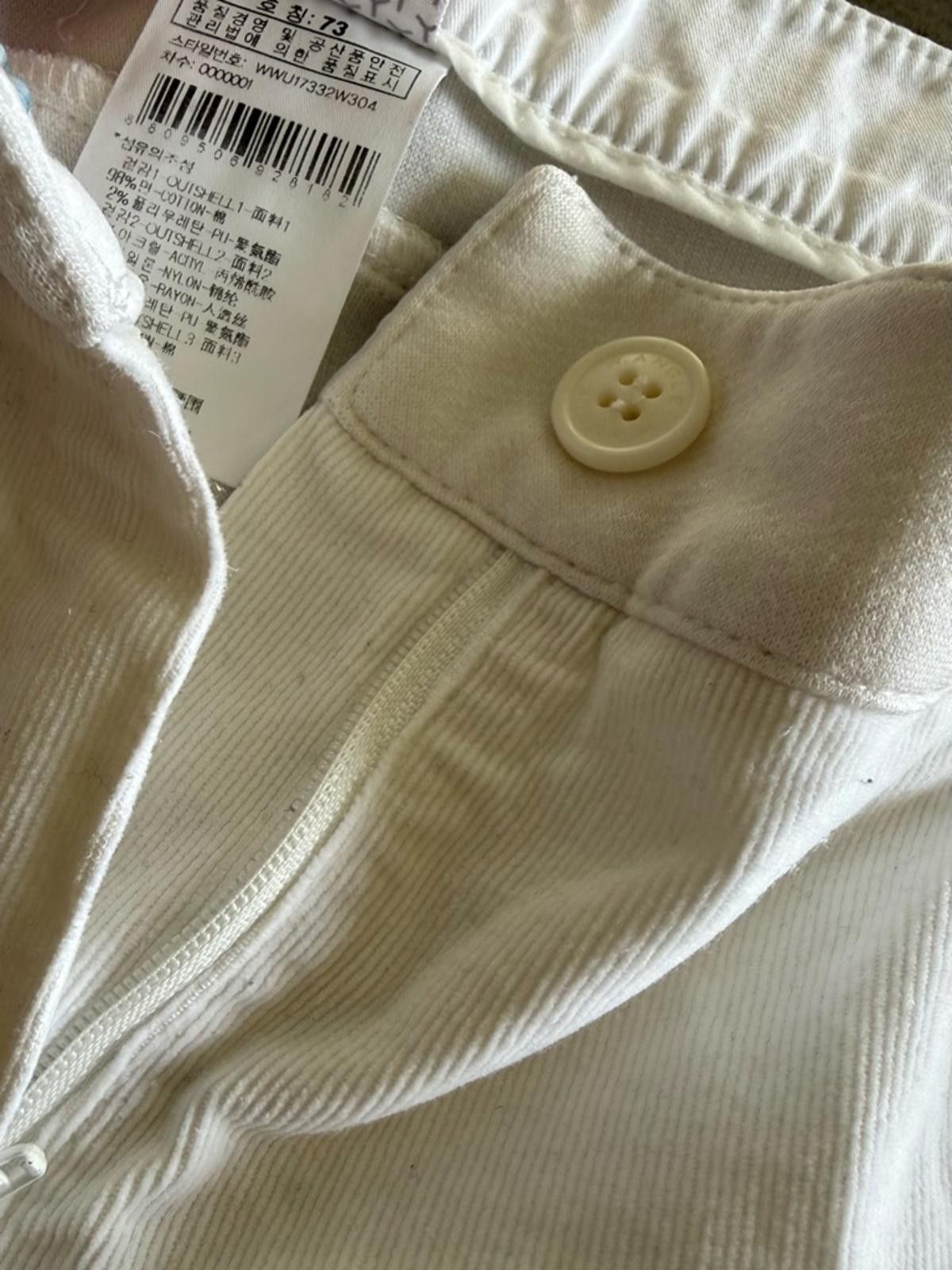 Wrangler W.ANGLE / Corduroy Golf Pants with Split Hem / White Size 28" / US 6 / IT 42 - 5 Thumbnail