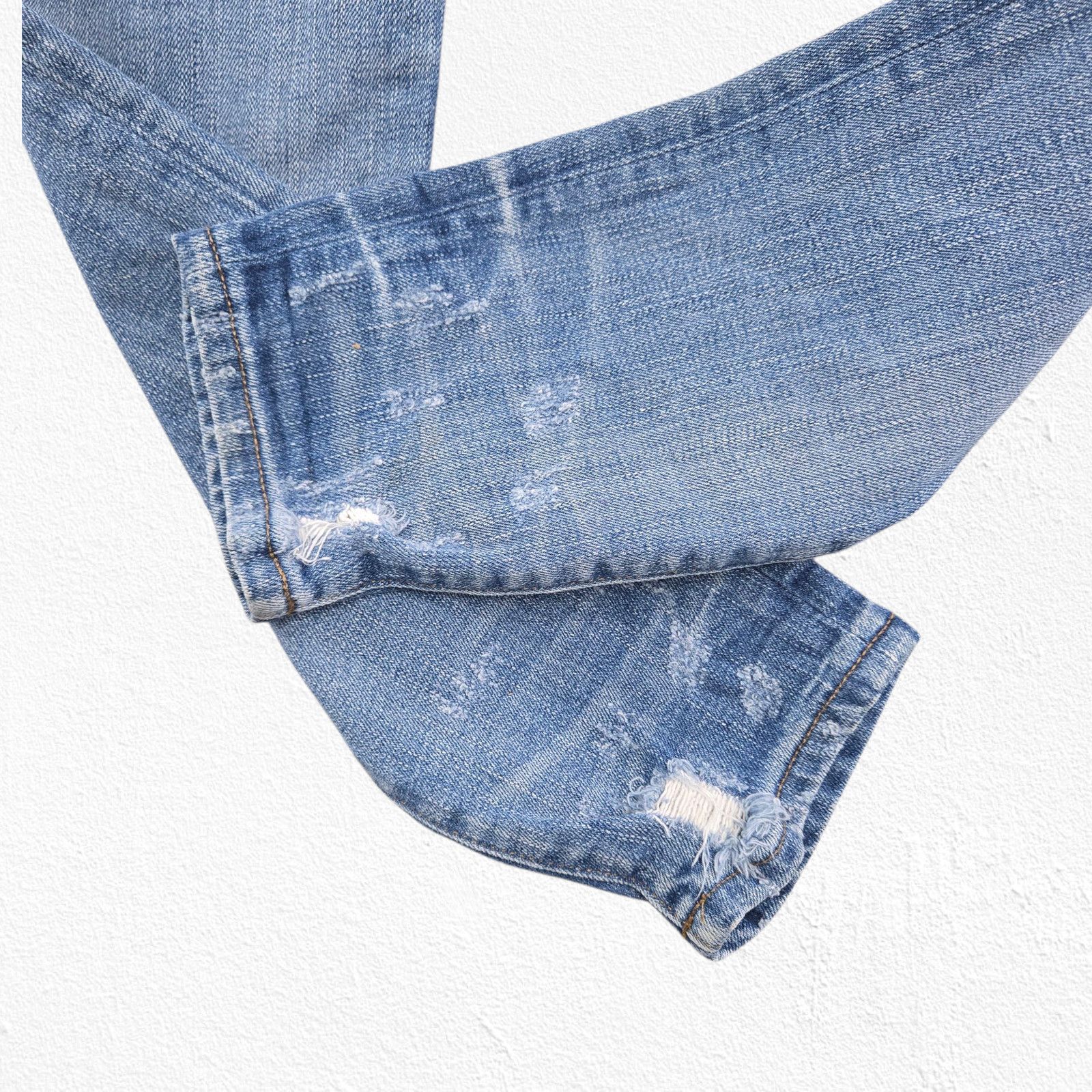 Madewell Madewell 9" High-Rise Light Distressed Skinny Jeans Size 27 Size 27" / US 4 / IT 40 - 10 Thumbnail