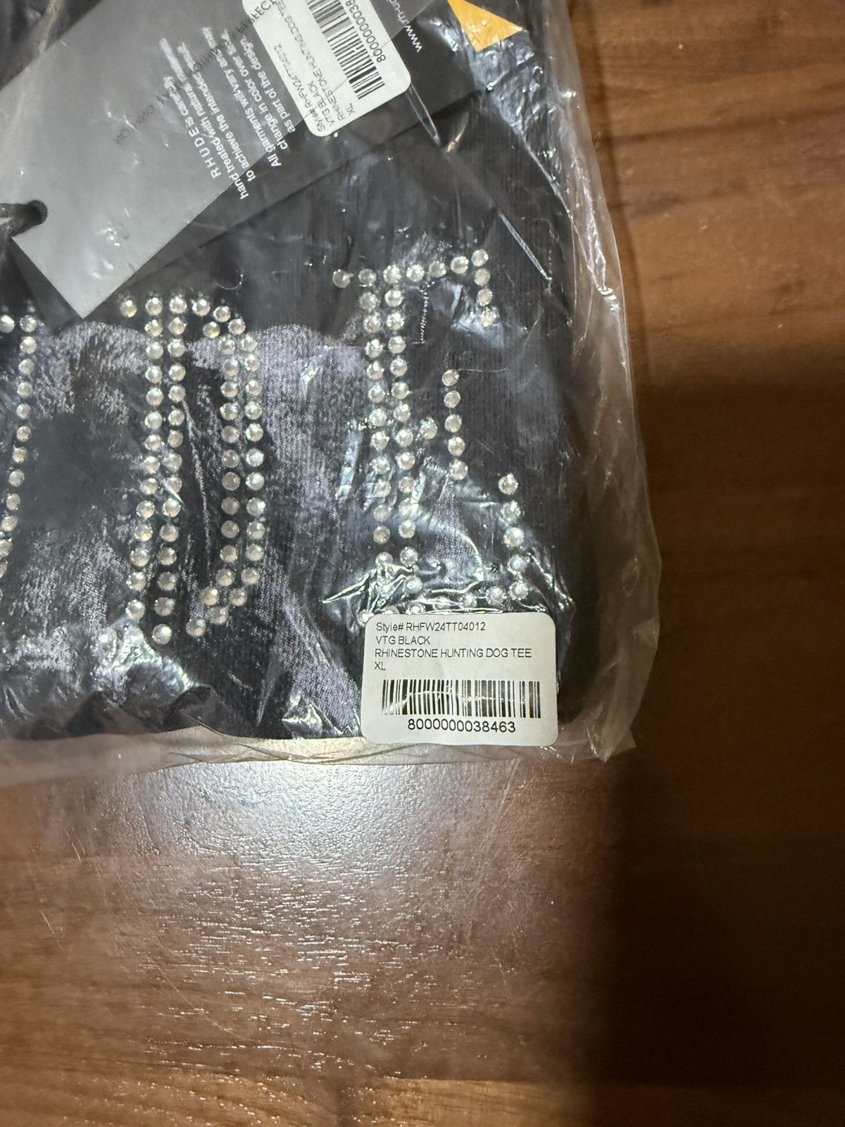 Rhude RHUDE RHINESTONE HUNTING DOG TEE VINTAGE BLACK Men’s Size XL Size US XL / EU 56 / 4 - 6 Thumbnail