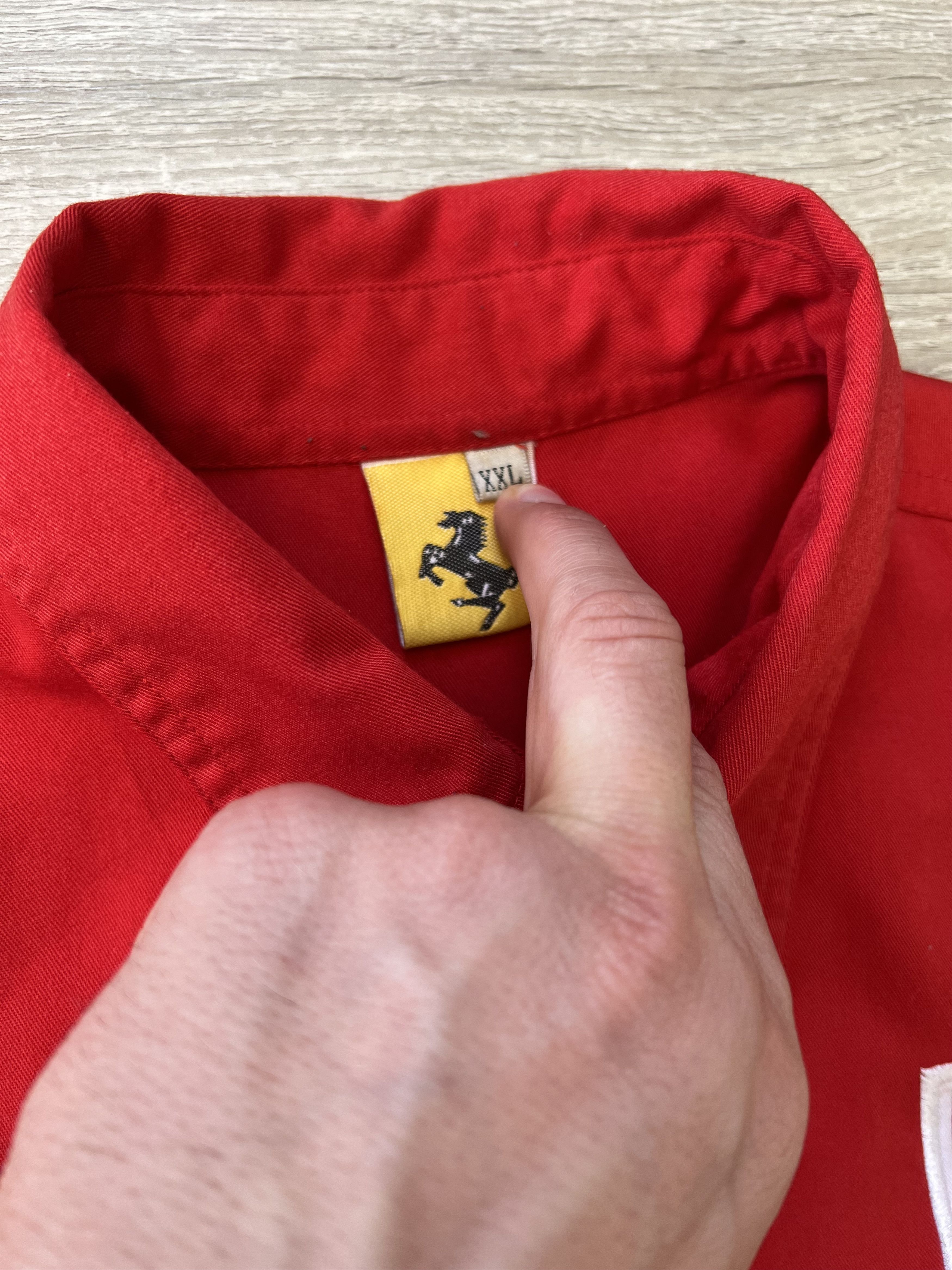 Ferrari Ferrari F1 Vodafone Schell Pocket Shirt Red Racing Size US XXL / EU 58 / 5 - 8 Thumbnail