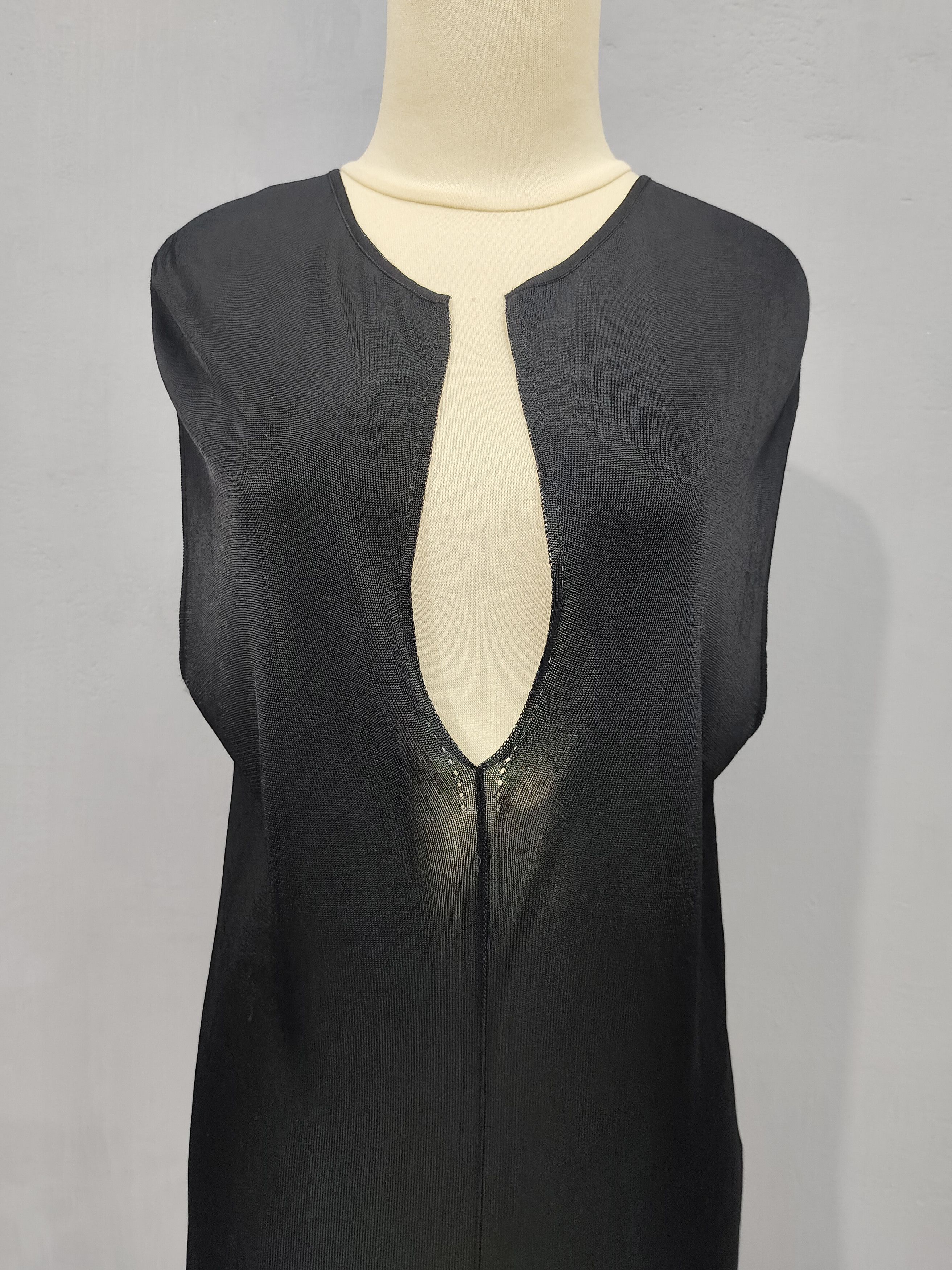Loewe 💥 Vtg Loewe Madrid Rayon Sleeveless Blouses Size L / US 10 / IT 46 - 2 Thumbnail