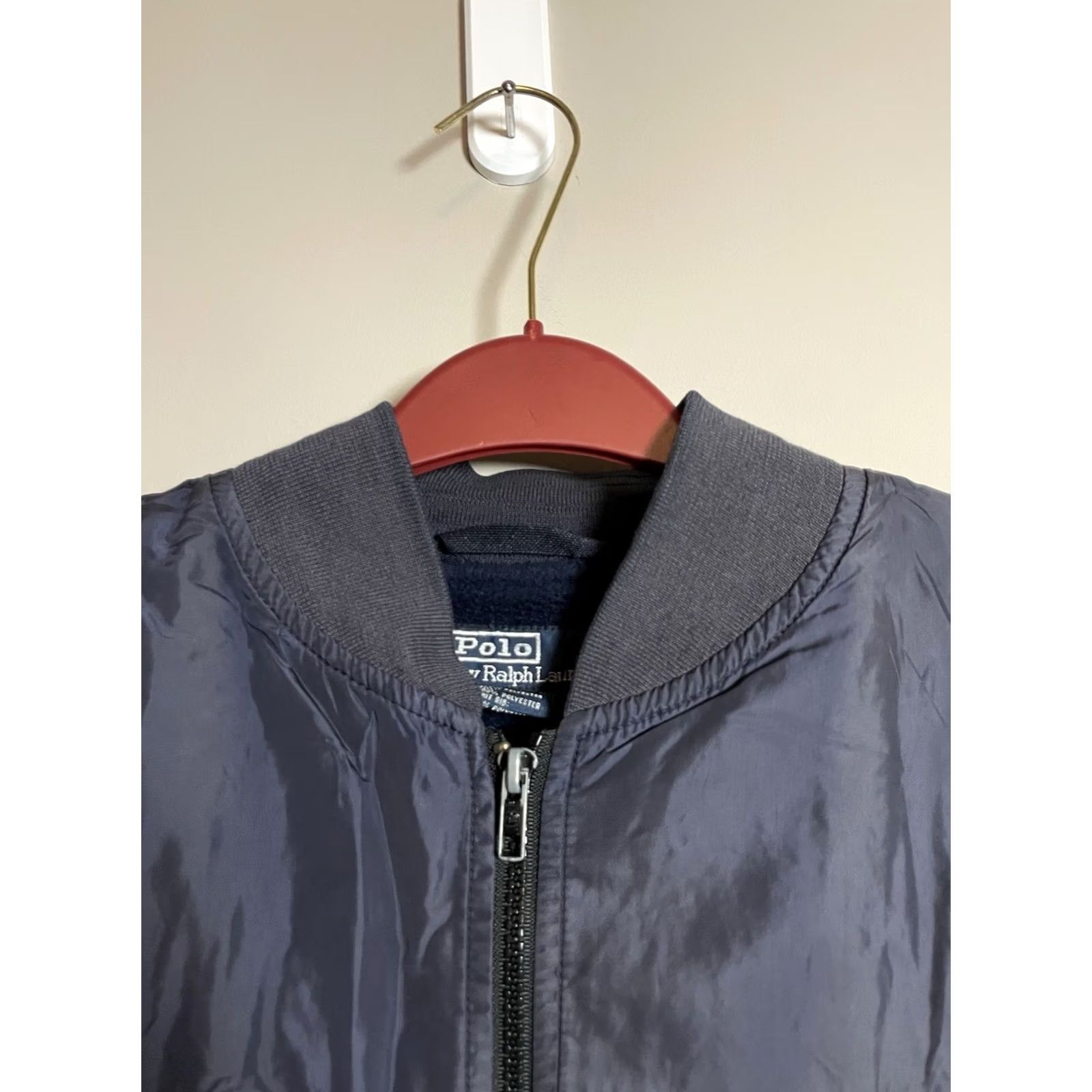 Polo Ralph Lauren VTG Polo Ralph Lauren Jacket Mens Medium Full Zip Bomber Fleece Lined Black Polyester Softshell Logo Embroidered Zipper Golf Bomber Jacket Mens Size US M / EU 48-50 / 2 - 2 Thumbnail