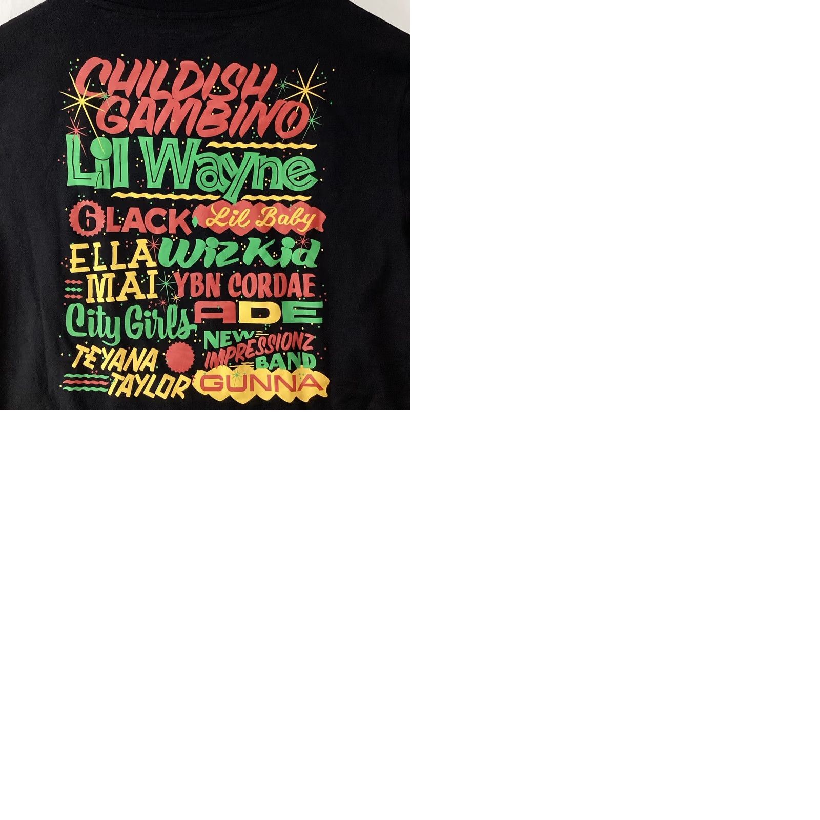 Vintage Broccoli City Fest 19 Shirt Men Large Ubiq Concert Tour Lil Wayne Gunna Rap Tee Size US L / EU 52-54 / 3 - 9 Thumbnail