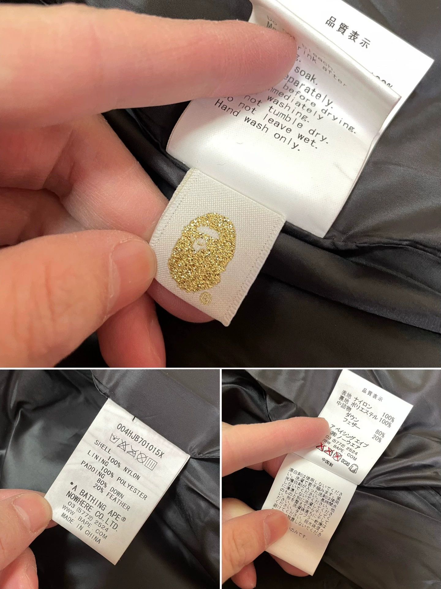 Bape BAPE Color Blocked Detachable Sleeve Down Jacket M Size US M / EU 48-50 / 2 - 7 Thumbnail